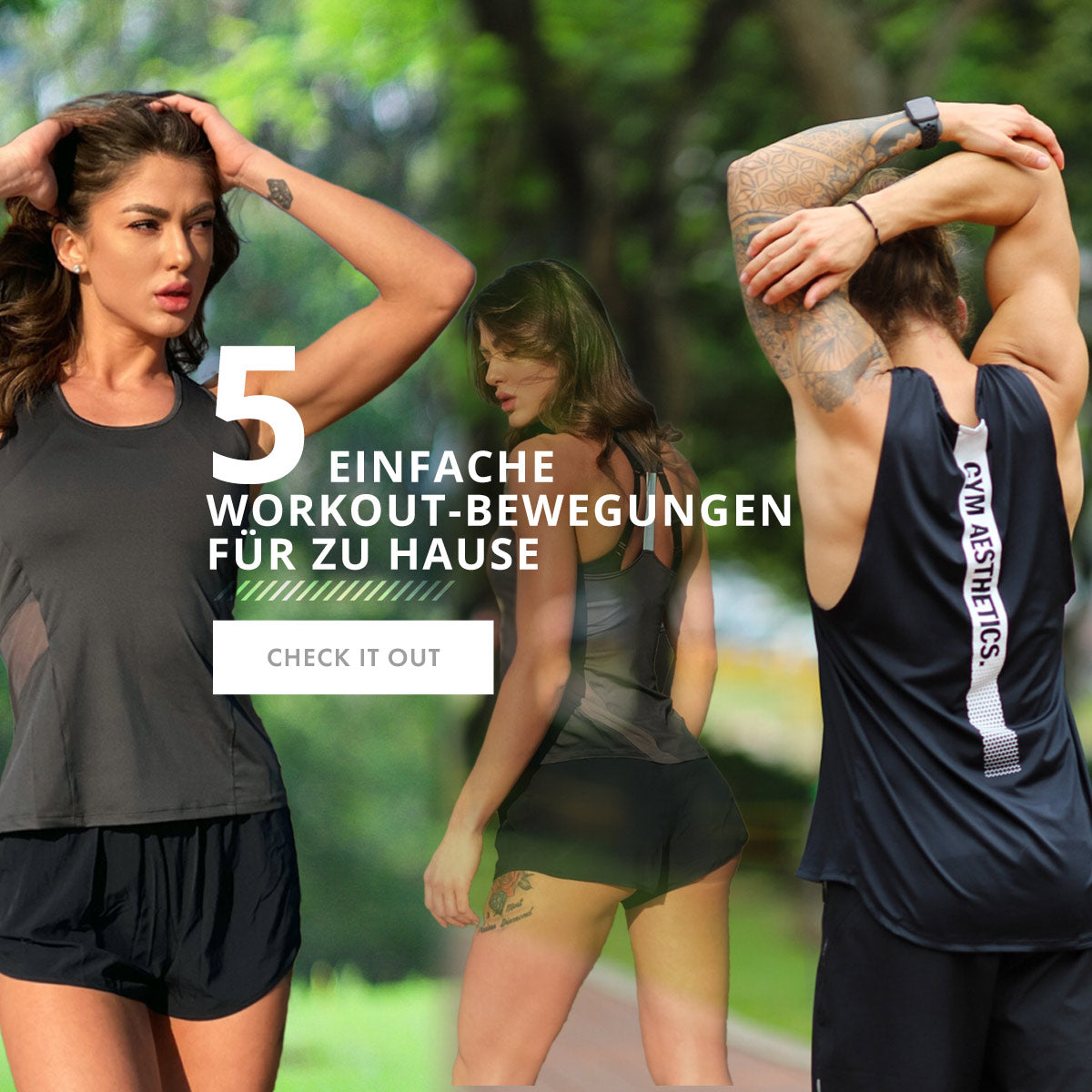 Five Easy Home Workout Exercises – Gym Aesthetics Asia