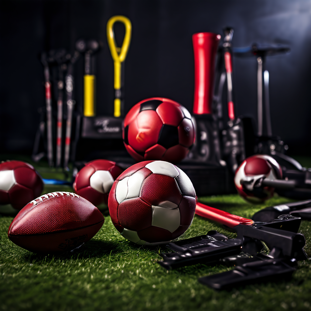 Image of Equipment to Assist Football Training: Enhance Your Game with the Right Tools