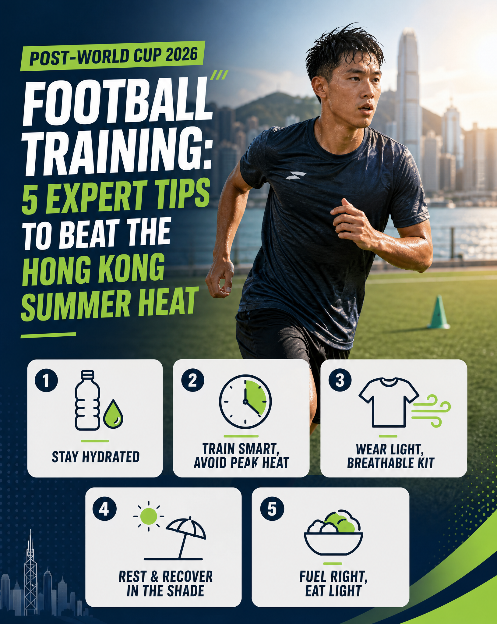 Image of Post-World Cup 2026 Football Training: 5 Expert Tips to Beat the Hong Kong Summer Heat