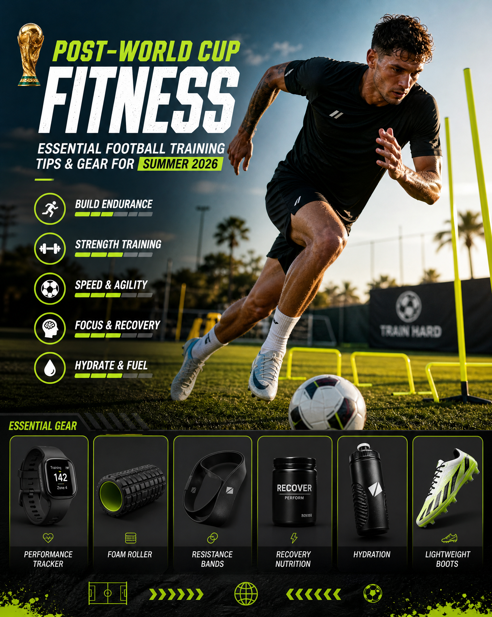 Image of Post-World Cup Fitness: Essential Football Training Tips & Gear for Summer 2026