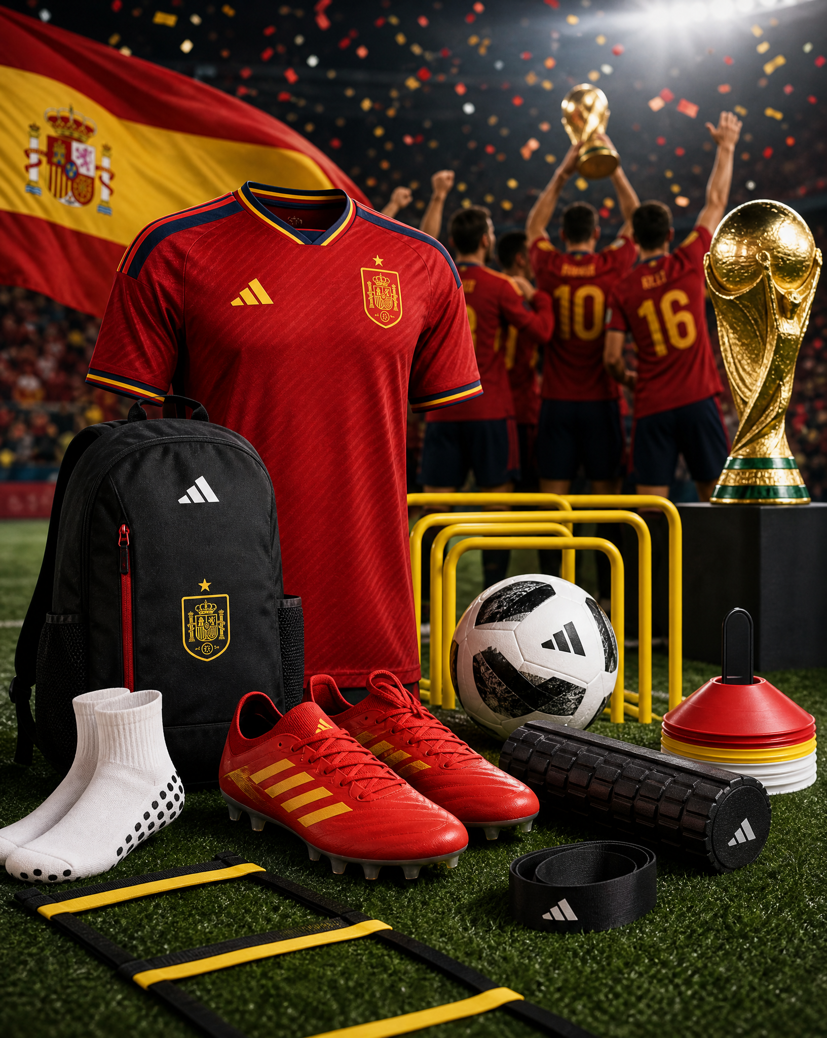 Image of Train Like a Champion: Essential Football Training Gear After Spain's 2026 World Cup Victory