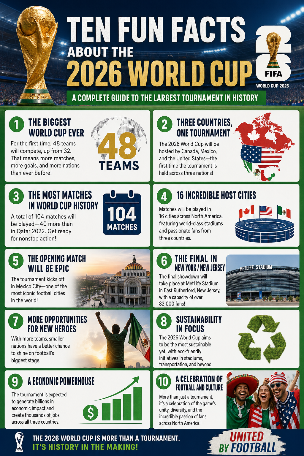 Image of Ten Fun Facts About the 2026 World Cup: A Complete Guide to the Largest Tournament in History