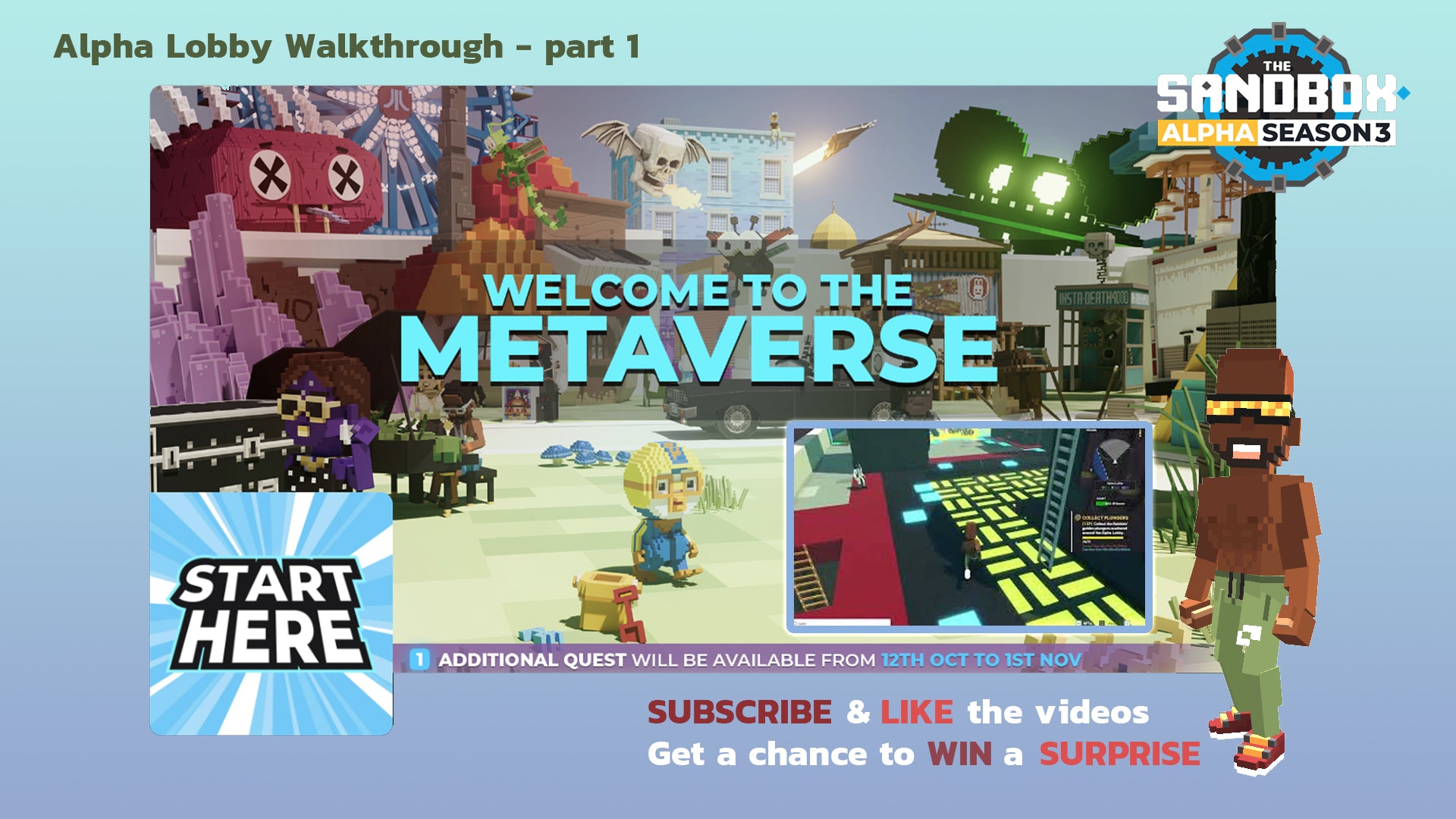 Image of Sandbox Alpha Season 3 is live, let's P2E (play to earn)