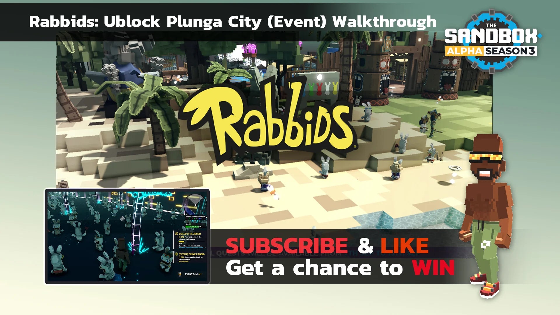 Image of Don't forget to finish the Rabbids Event Mission in Sandbox on or before 13th Sept