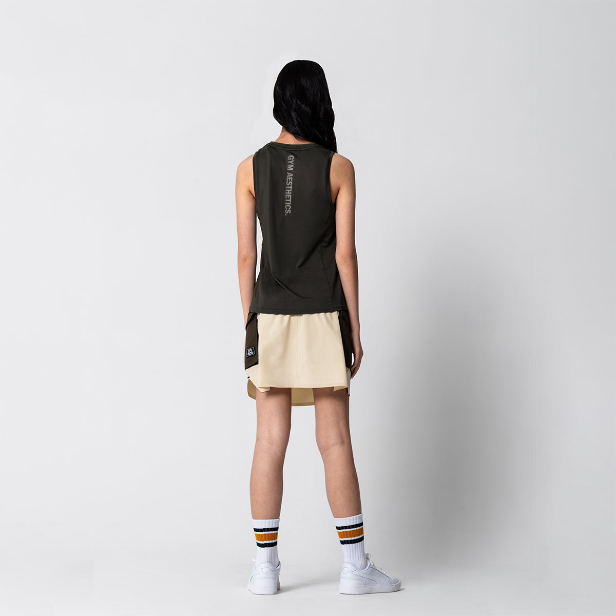 Image of 2in1 Color Block Activewear Cargo Skirt for Women