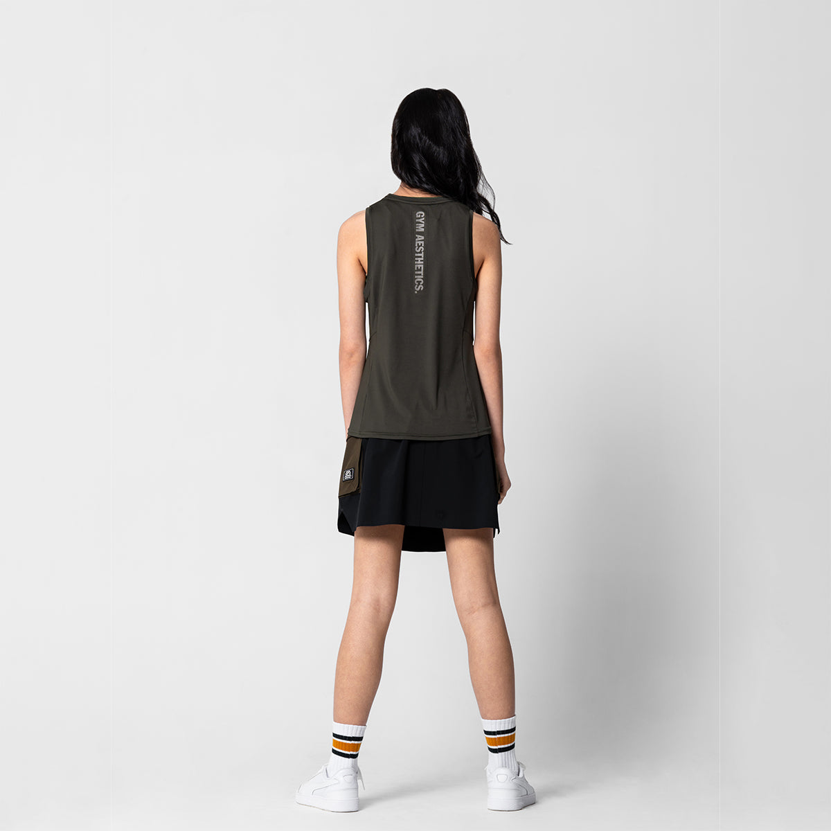 Image of 2in1 Color Block Activewear Cargo Skirt for Women