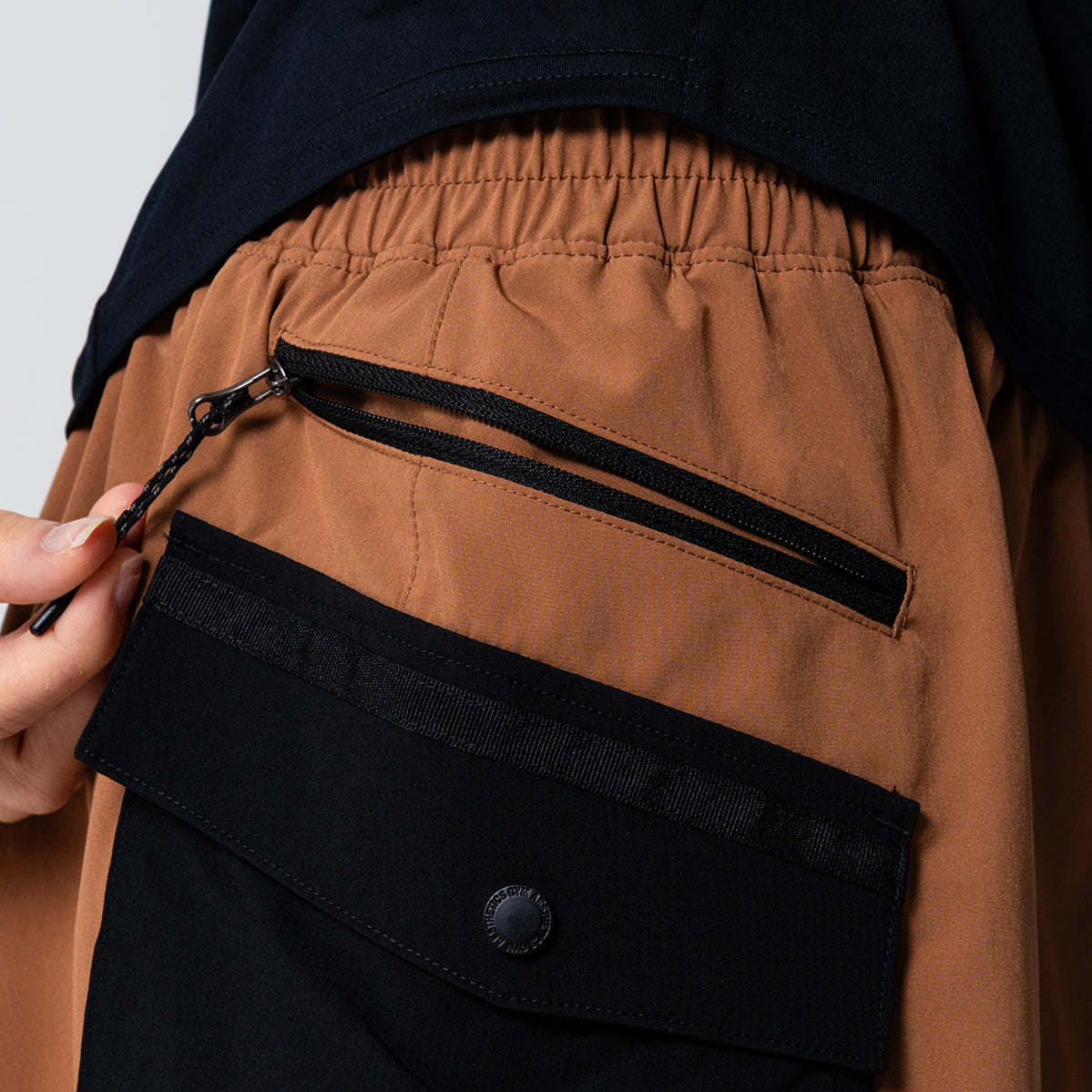 Image of 2in1 Color Block Activewear Cargo Skirt for Women