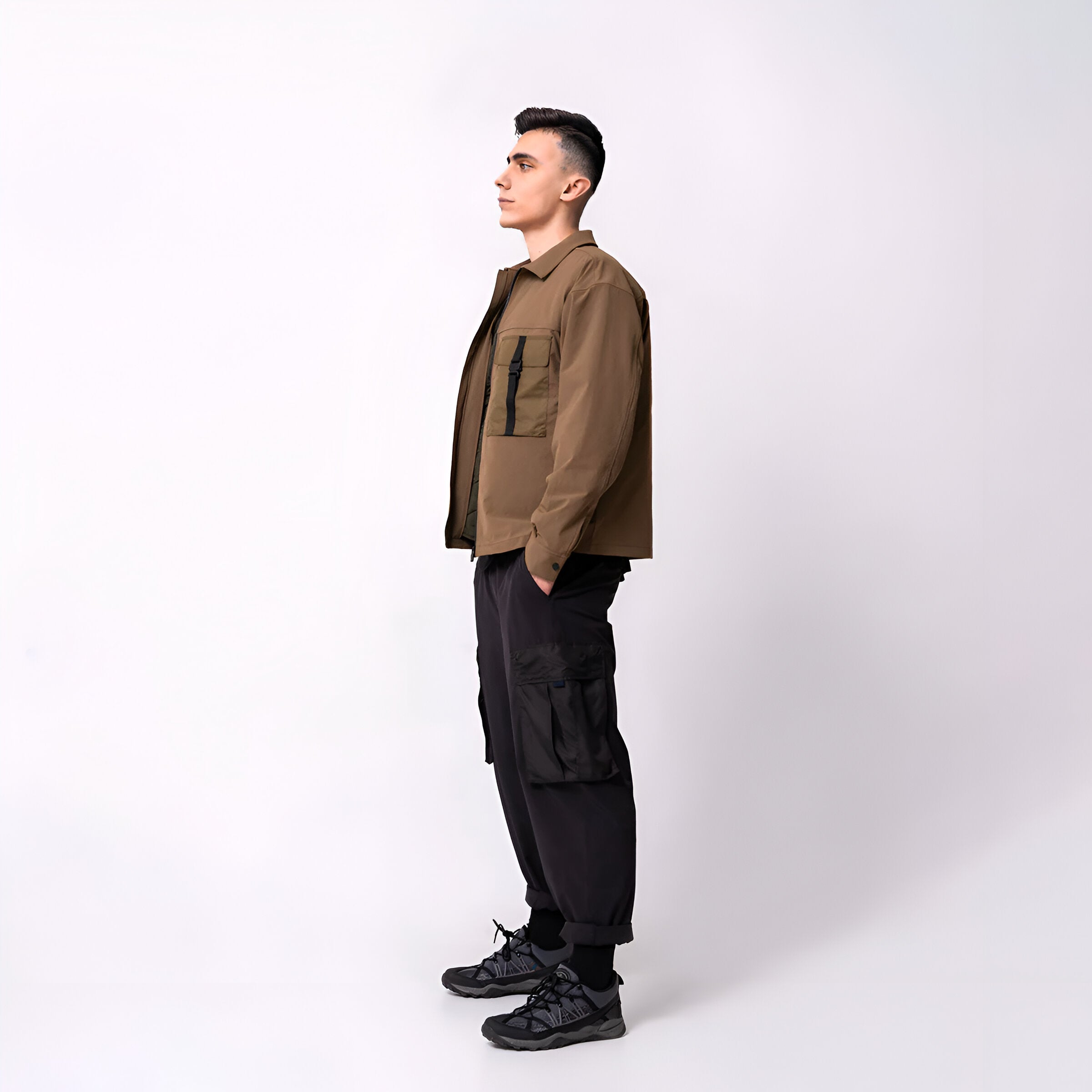 Image of 2in1 Functional Trendy Jacket Detachable Vest for Men