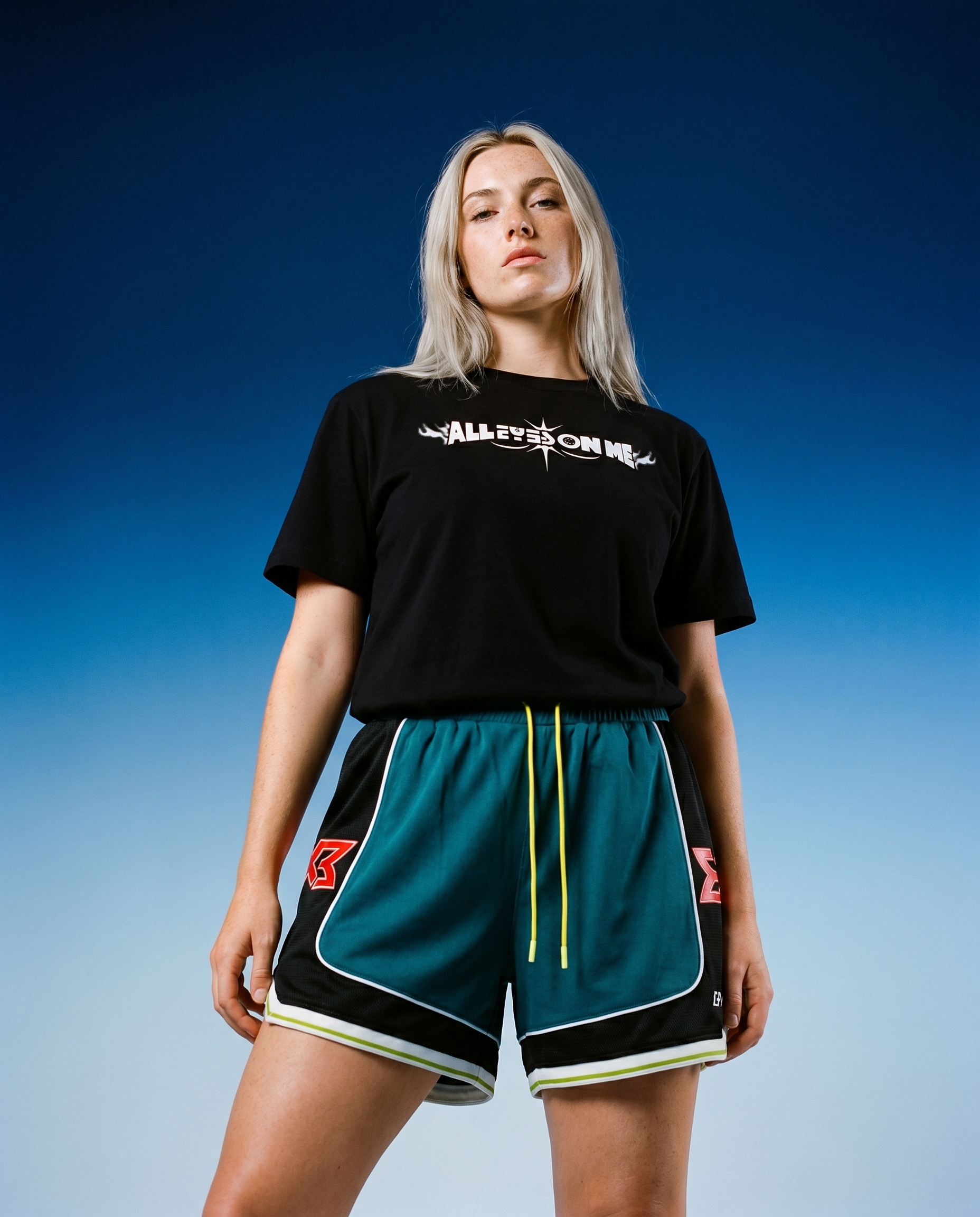 Image of All Eyes On Me 3x3 Basketball Commemorative T-Shirt for Unisex