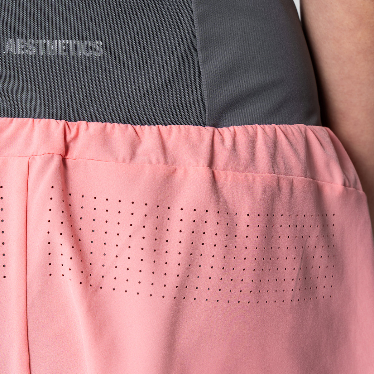 Image of Activewear 2in1 Color Block Running Shorts for Women