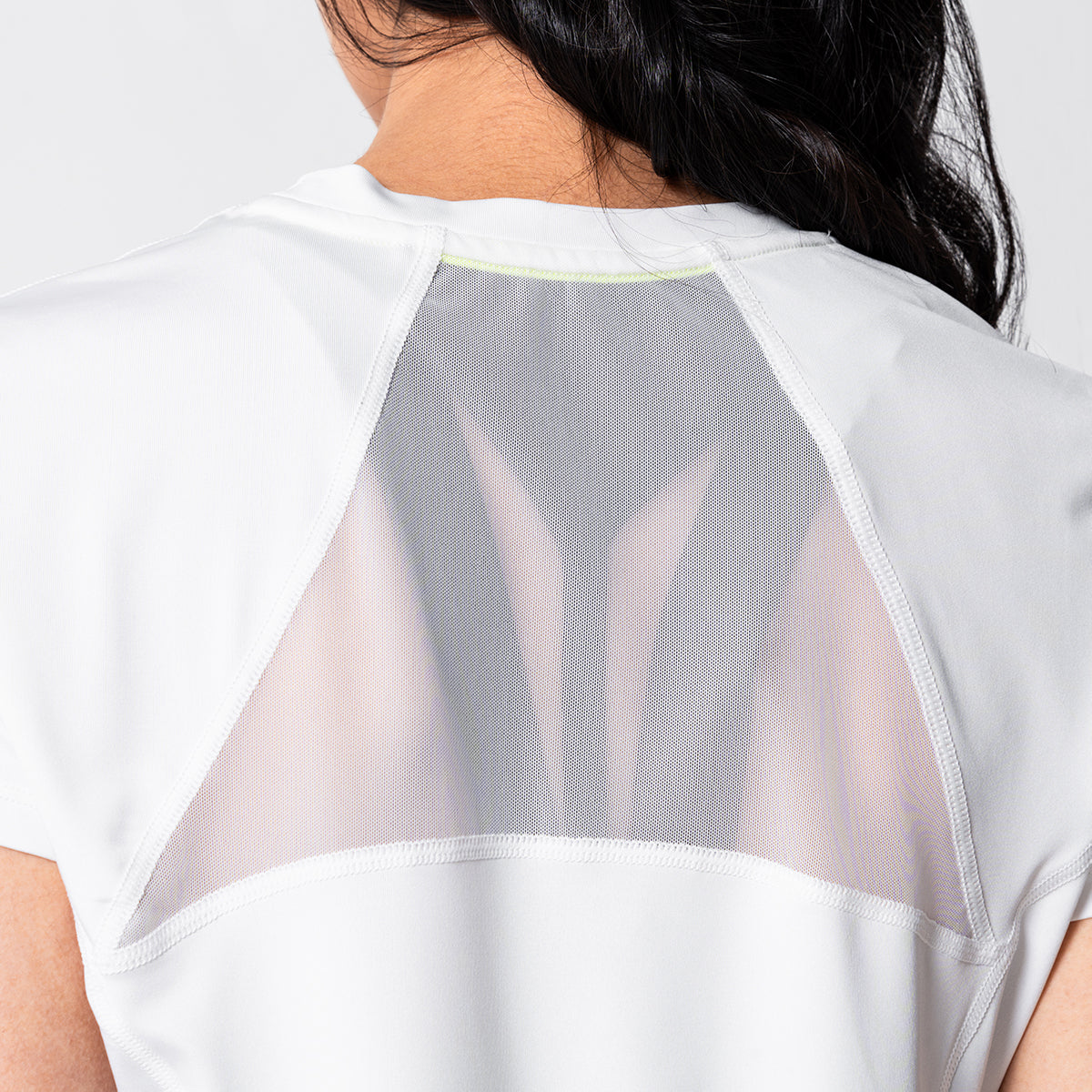 Image of Activewear Mesh Blocking Sport Shirt for Women