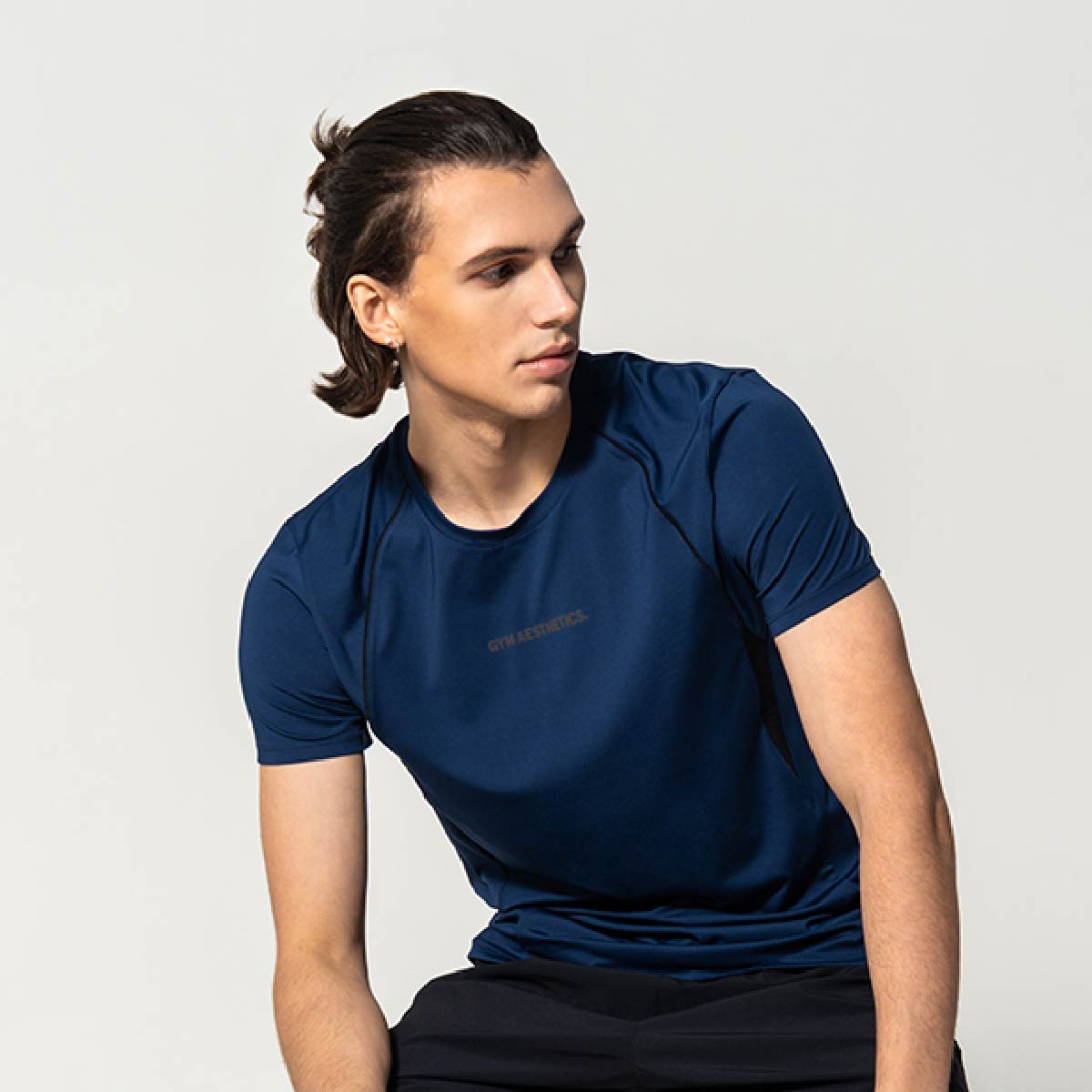 Image of GA Tech Activewear Performance Breathable Mesh Blocking T Shirt for Men