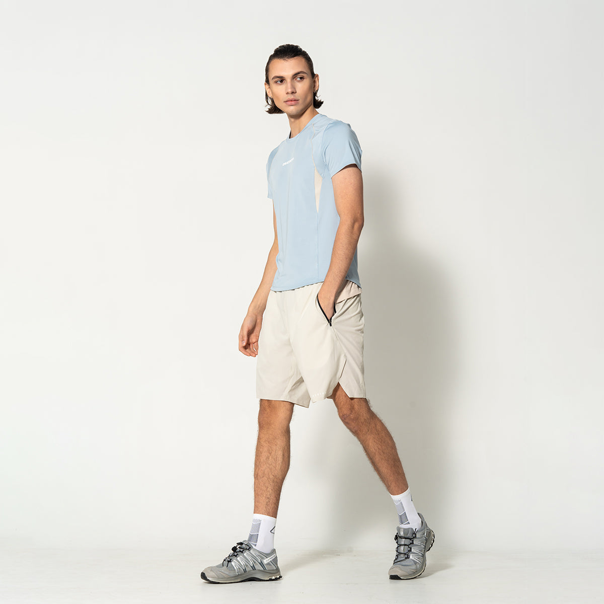 Image of GA Tech Activewear Performance Breathable Mesh Blocking T Shirt for Men