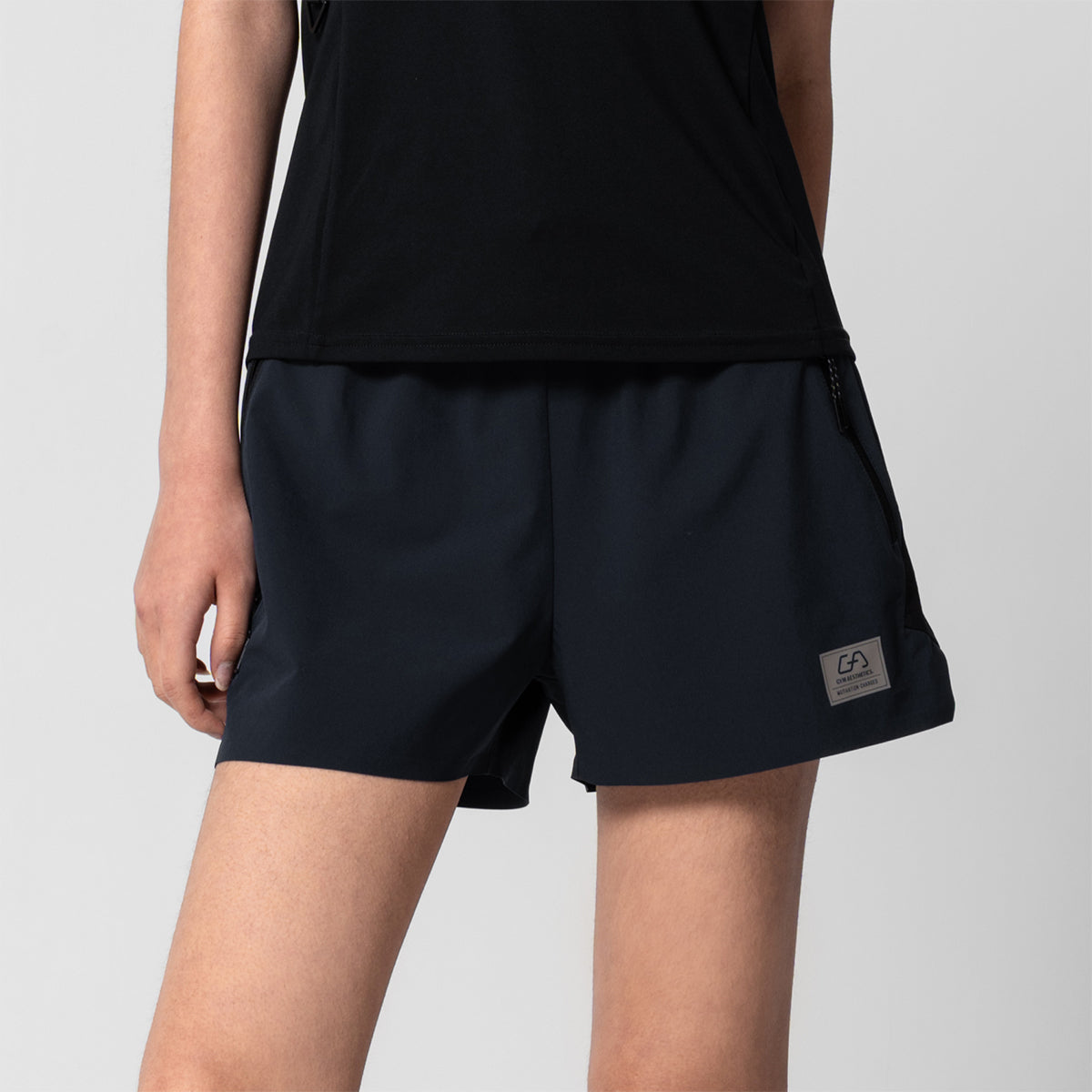 Running Ladies 2 in 1 Thigh Length Shorts