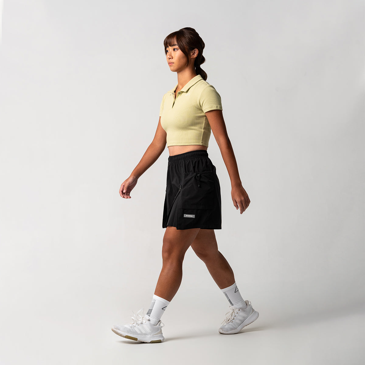 Image of Athleisure Cropped Polo for Women