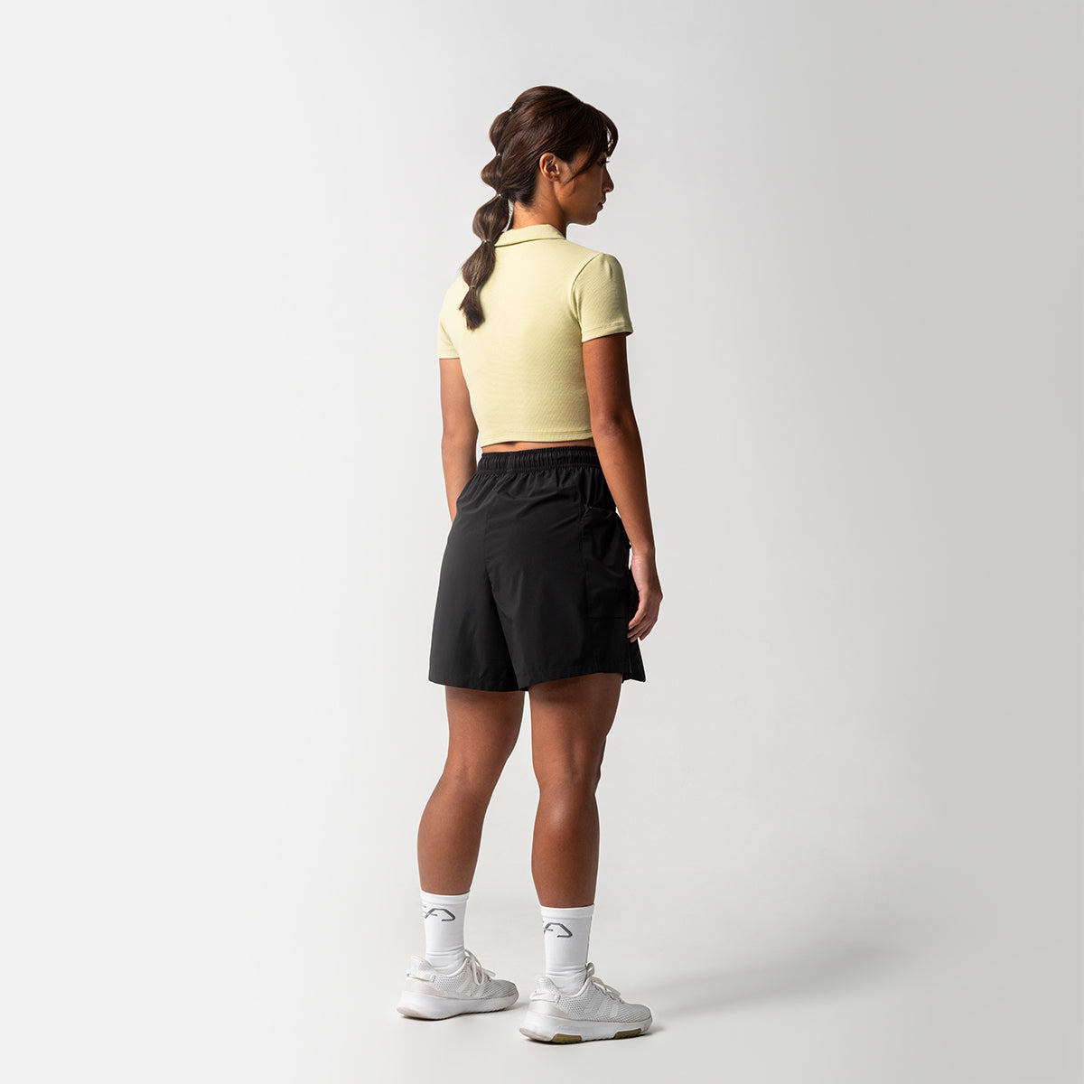 Image of Athleisure Cropped Polo for Women