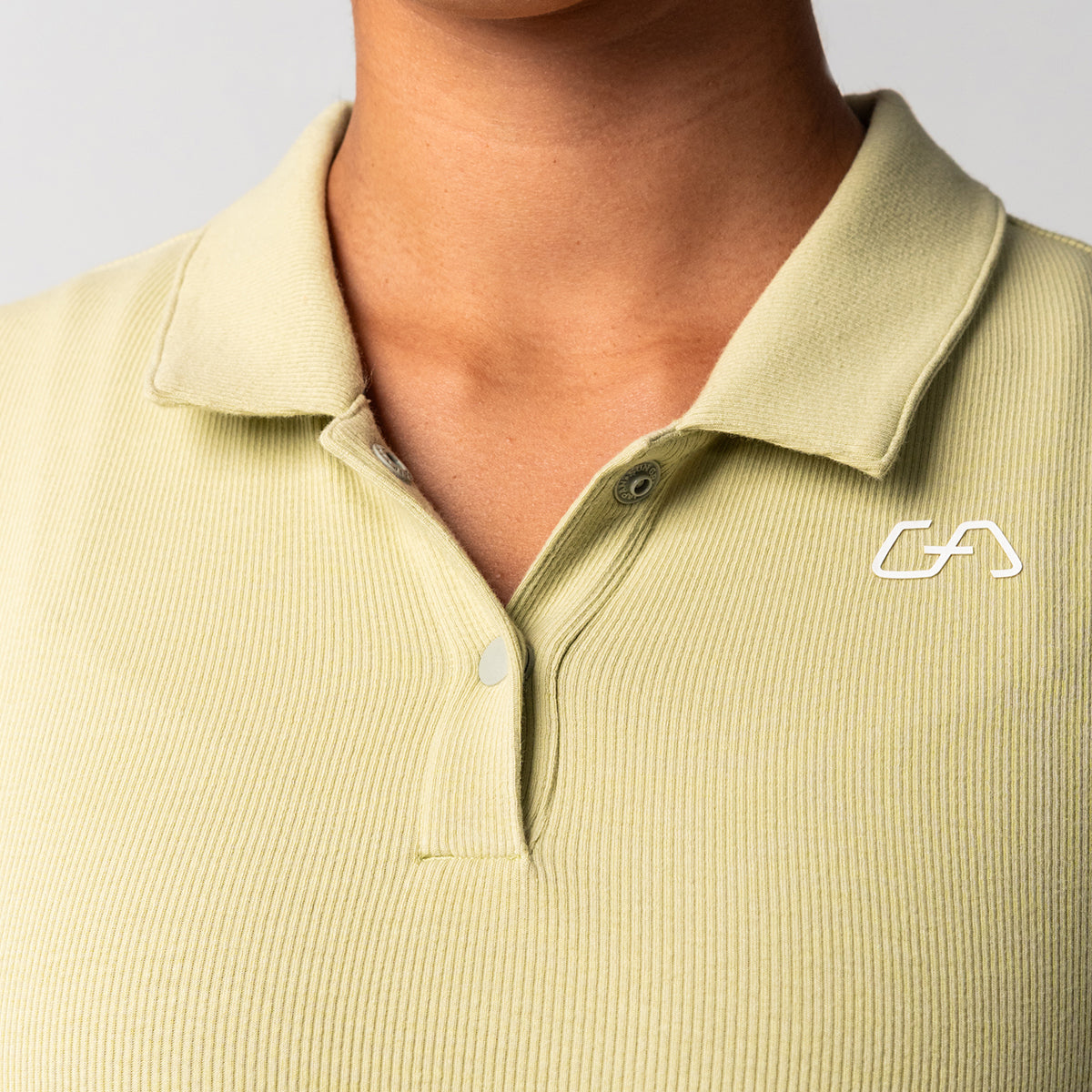 Image of Athleisure Cropped Polo for Women