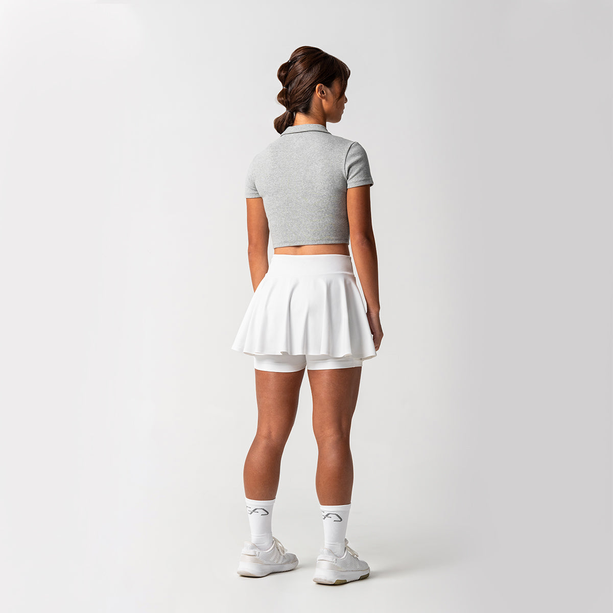 Image of Athleisure Cropped Polo for Women