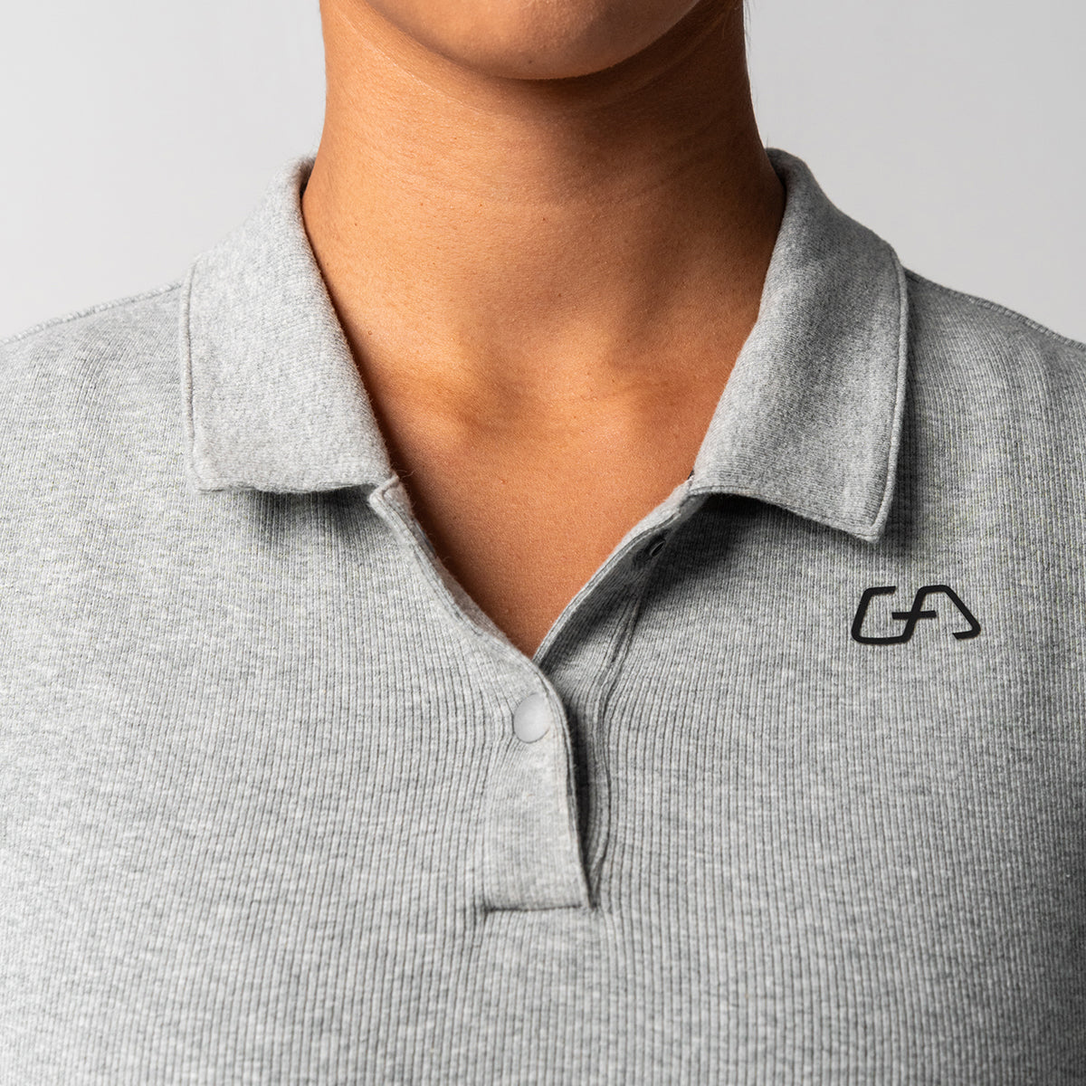 Image of Athleisure Cropped Polo for Women