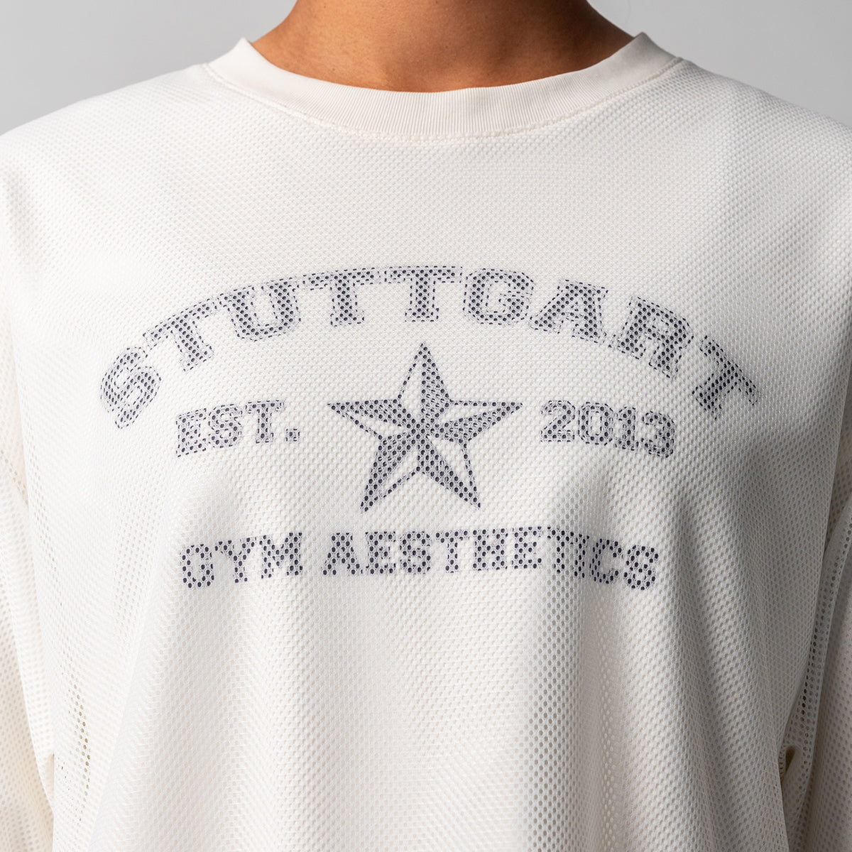 Image of Athleisure Mesh Layer T Shirt for Girl