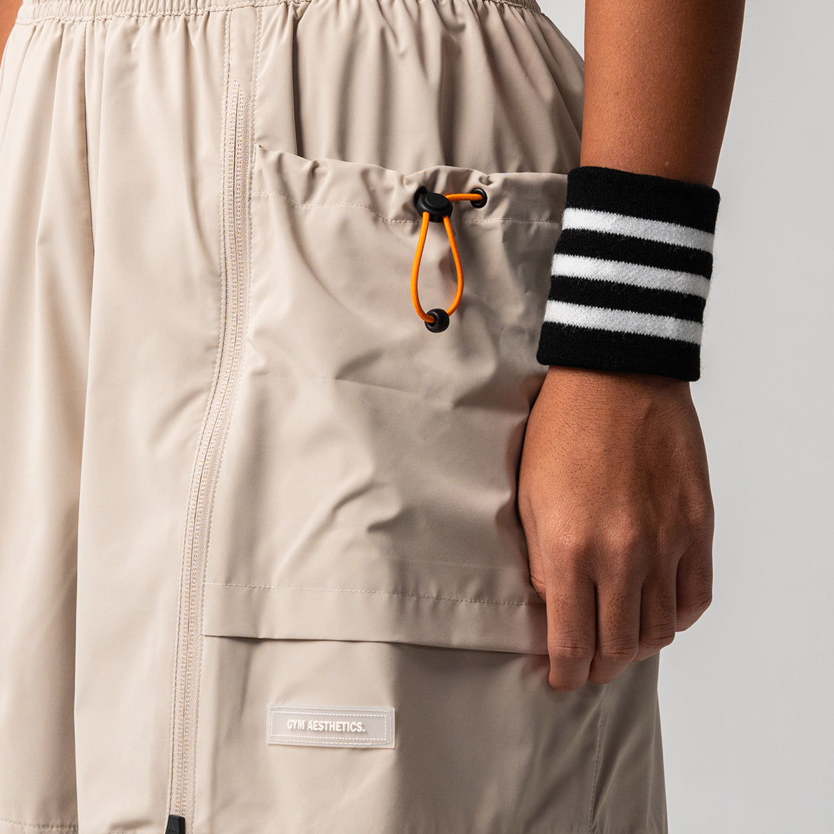 Image of Athleisure Open Zipped 5 Inch Shorts for Women