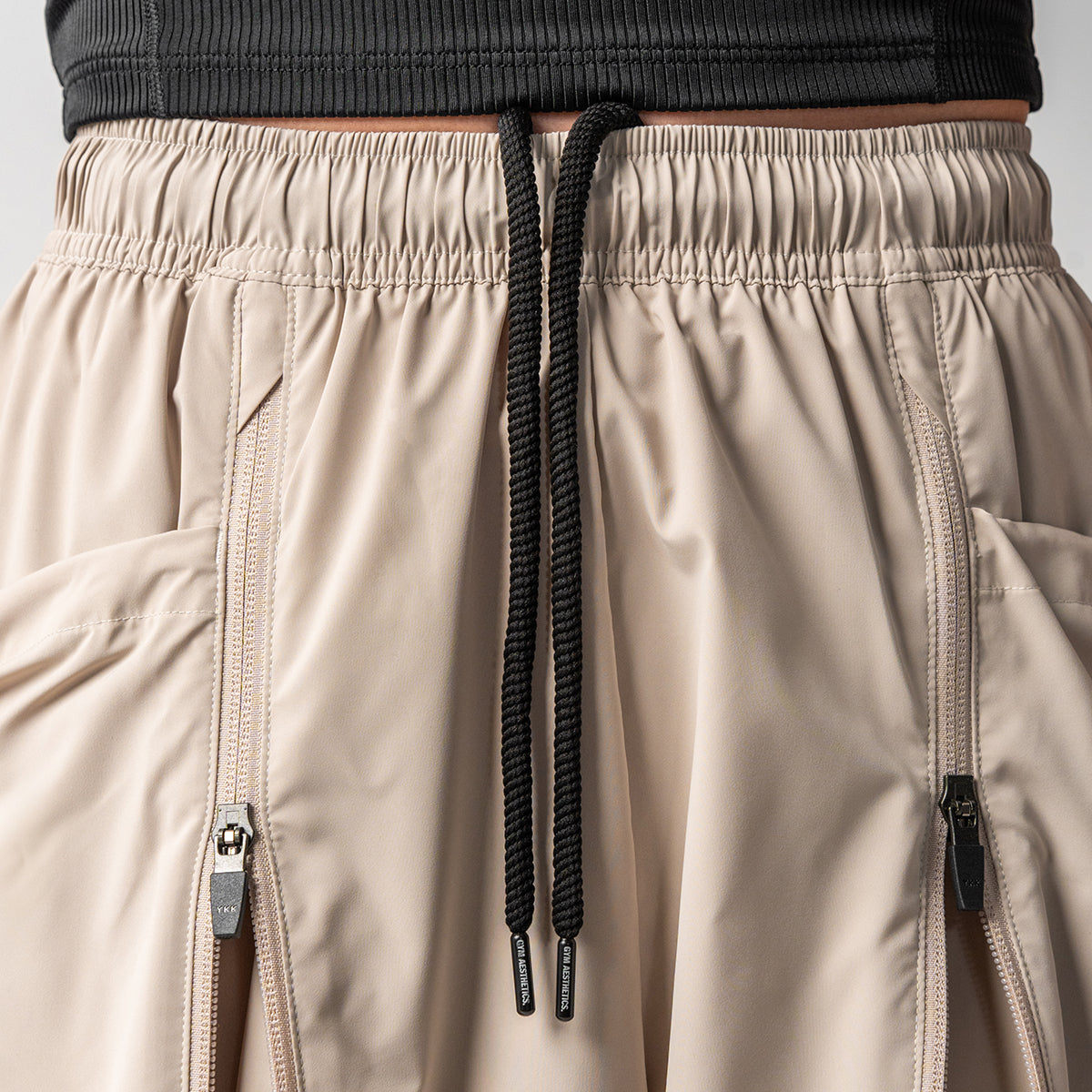 Image of Athleisure Open Zipped 5 Inch Shorts for Women