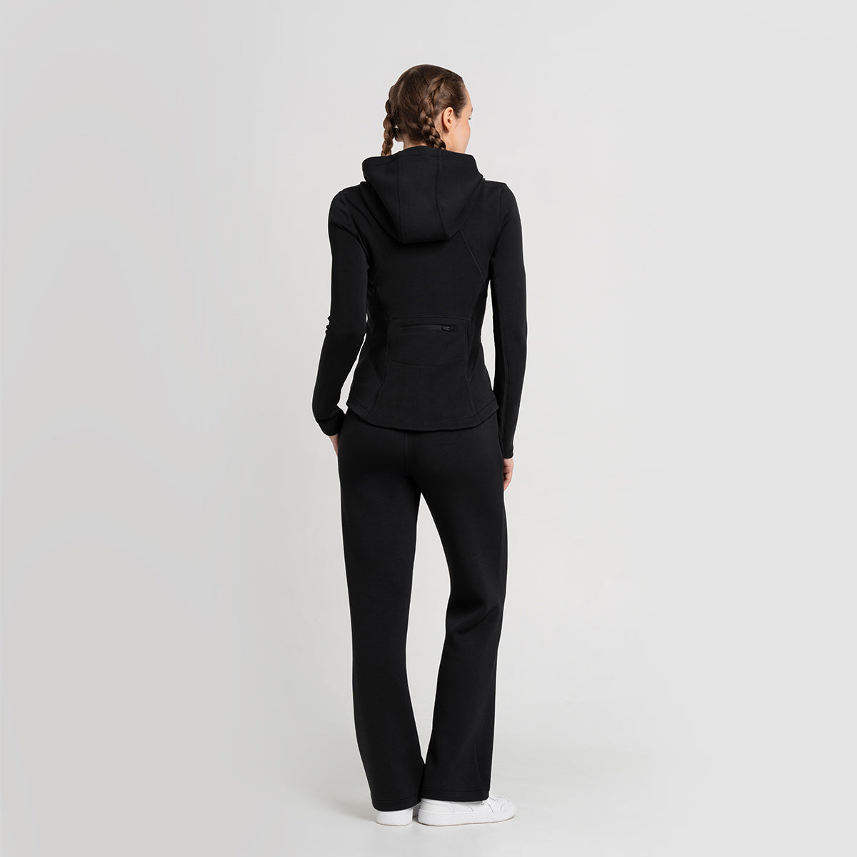 Image of Athleisure Open Zipped Design Jacket for Women