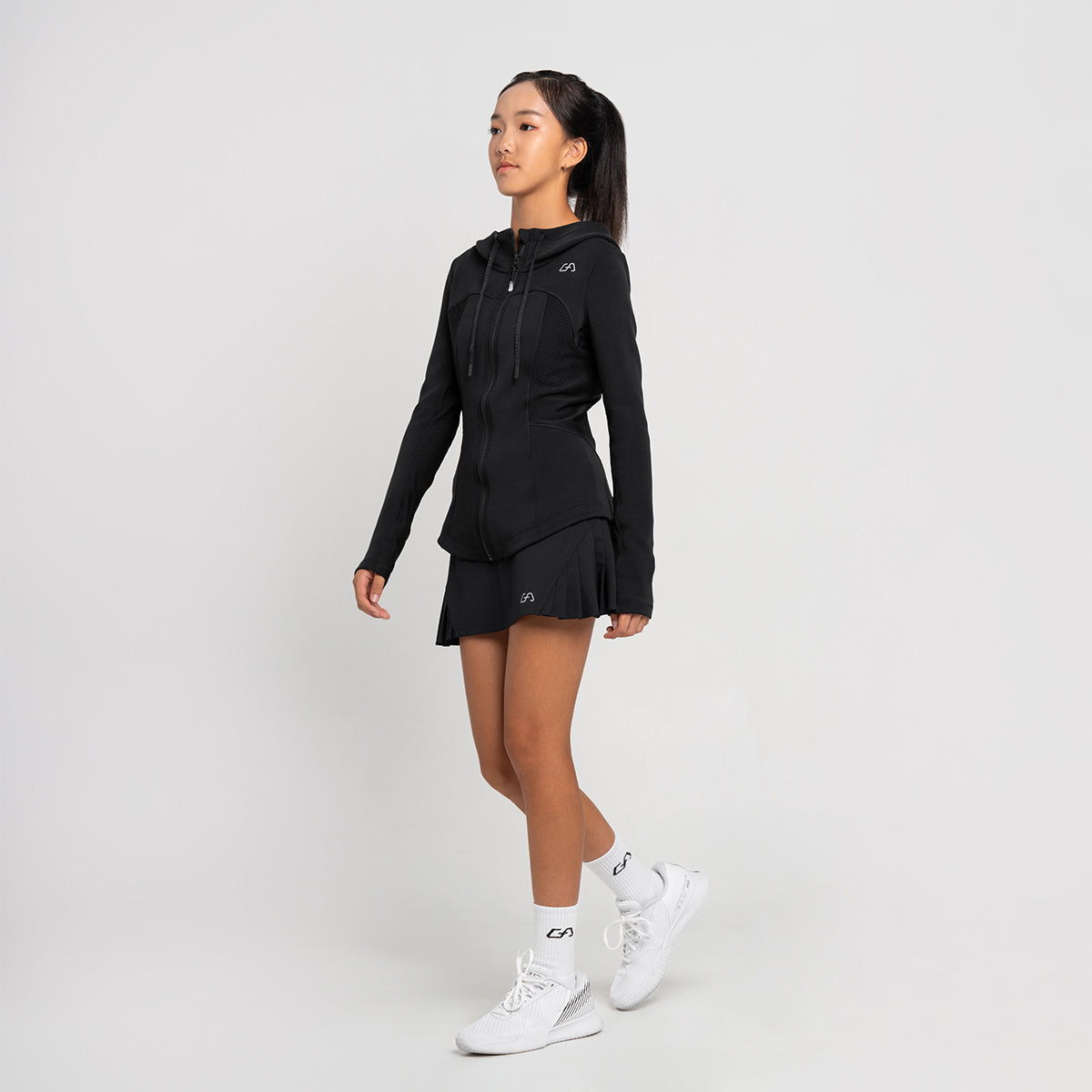 Image of Athleisure Open Zipped Design Jacket for Women