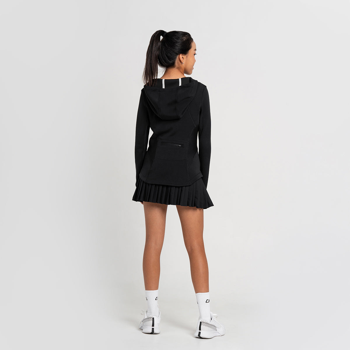 Image of Athleisure Open Zipped Design Jacket for Women