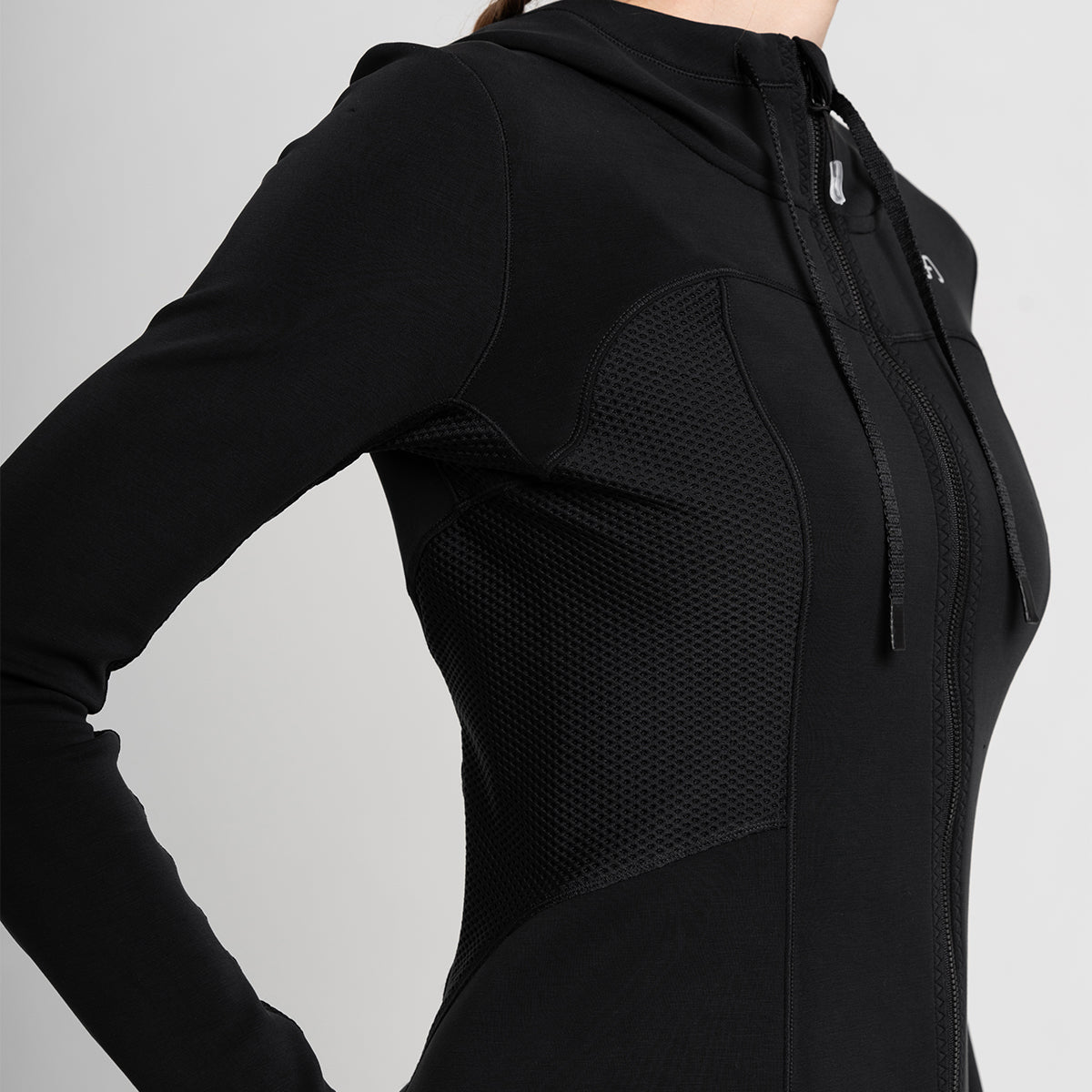 Image of Athleisure Open Zipped Design Jacket for Women