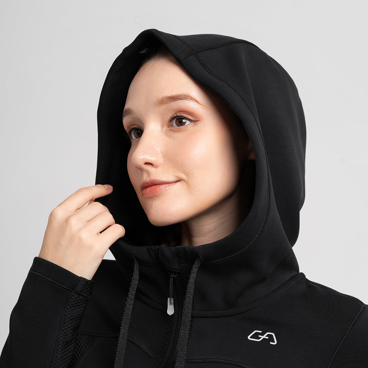 Image of Athleisure Open Zipped Design Jacket for Women