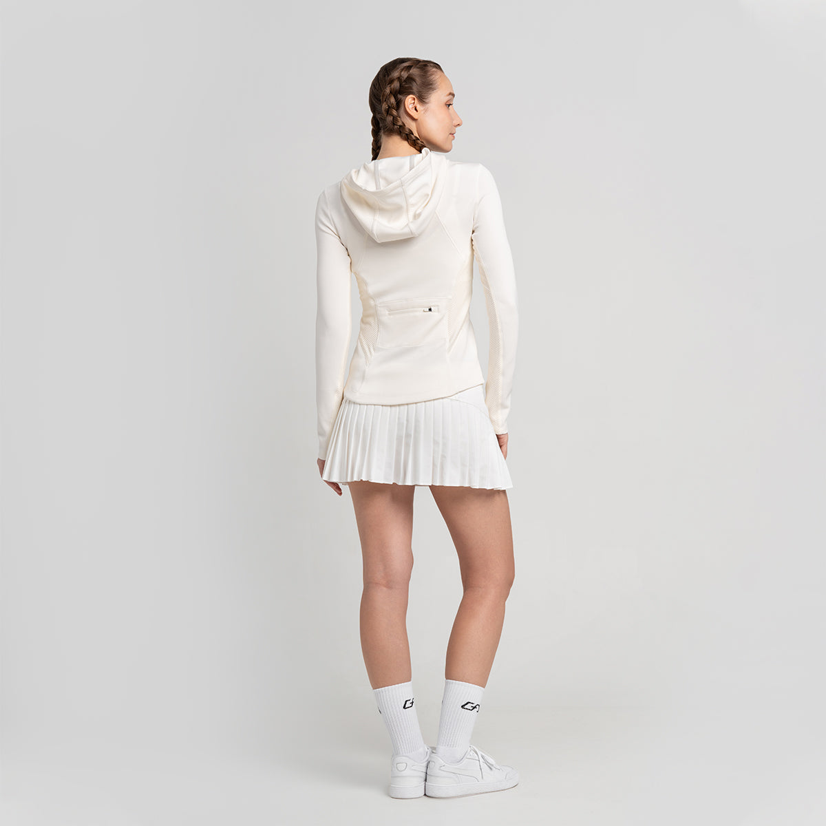 Image of Athleisure Open Zipped Design Jacket for Women