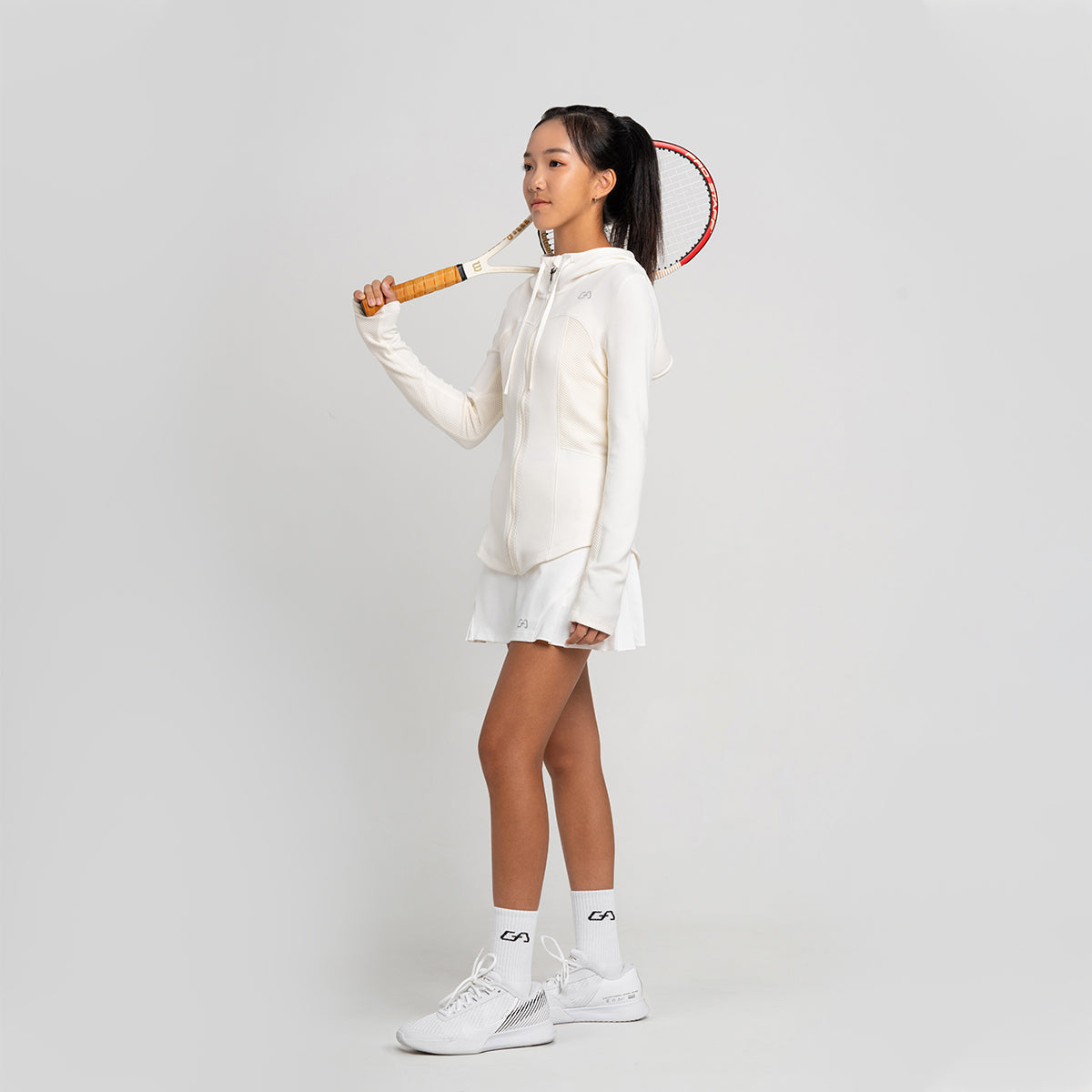 Image of Athleisure Open Zipped Design Jacket for Women