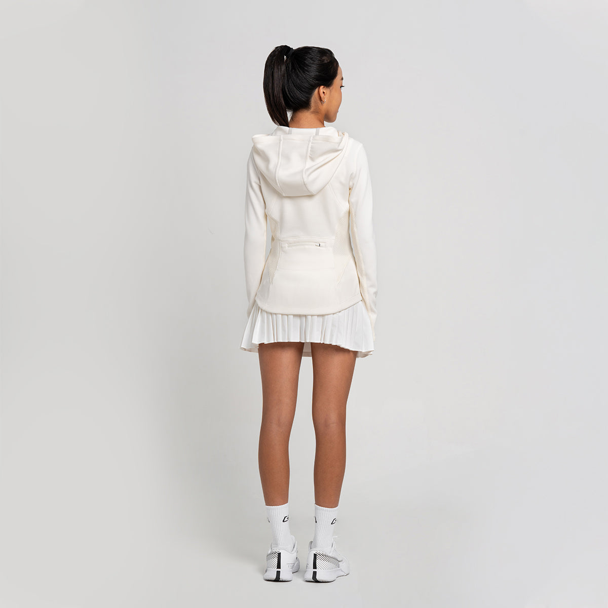 Image of Athleisure Open Zipped Design Jacket for Women