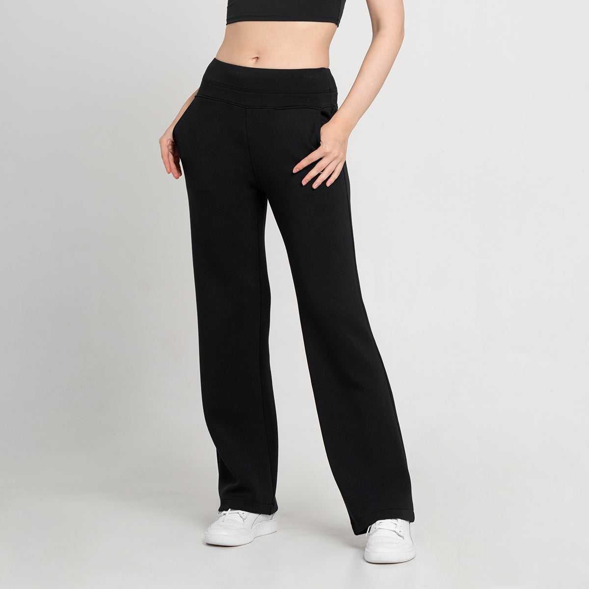 Image of Athleisure Trendy Straight Pants for Women
