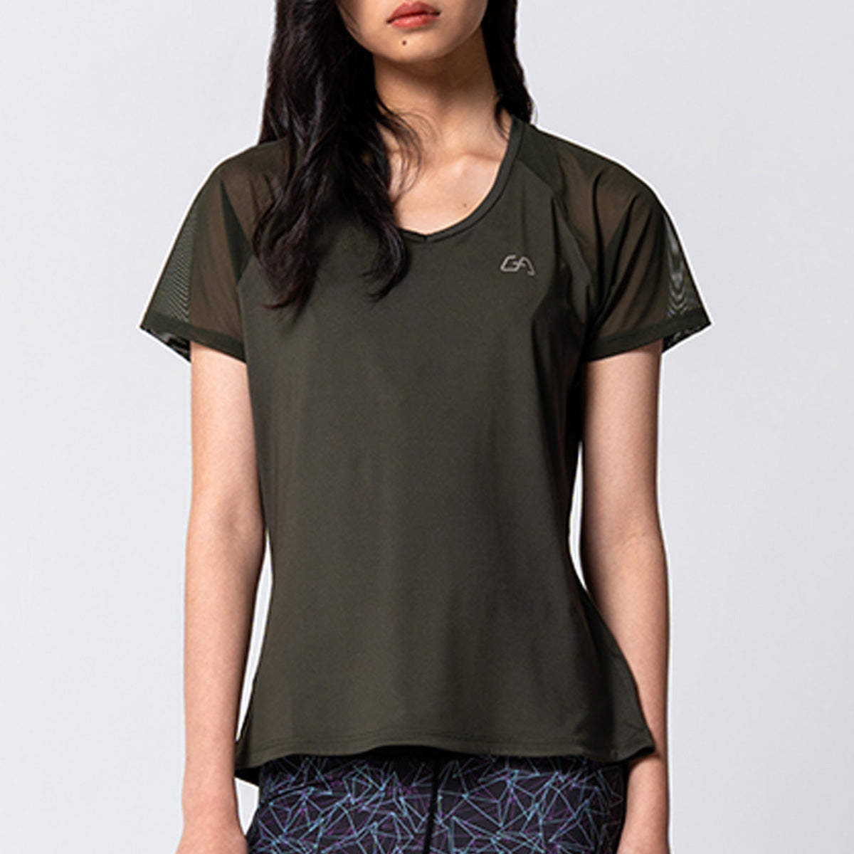 Image of Athleisure Workout Fashion T Shirt for Women