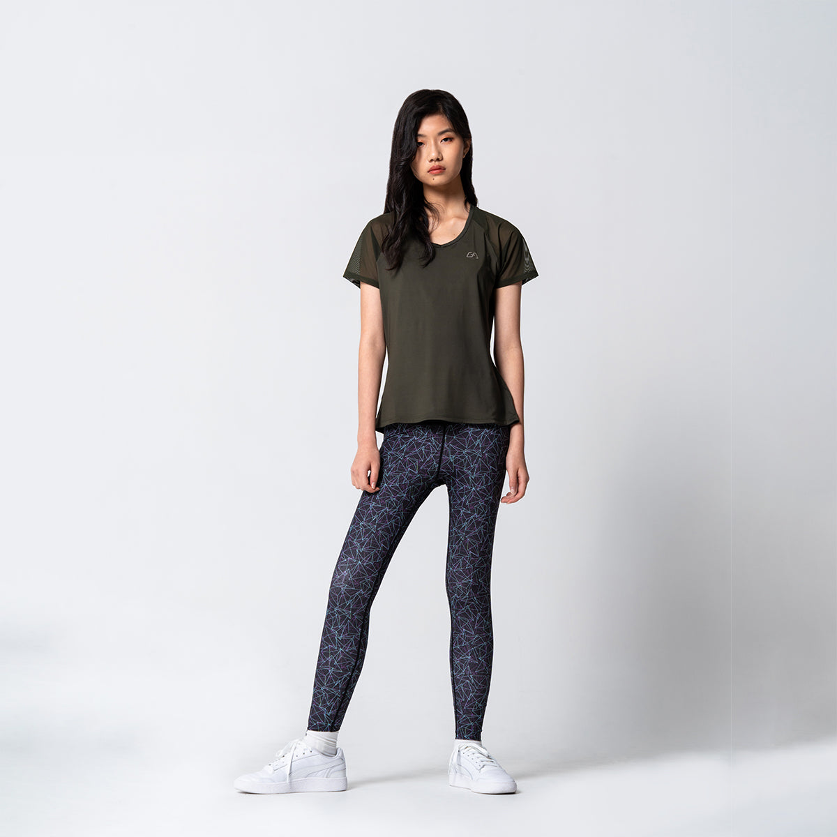 Image of Athleisure Workout Fashion T Shirt for Women