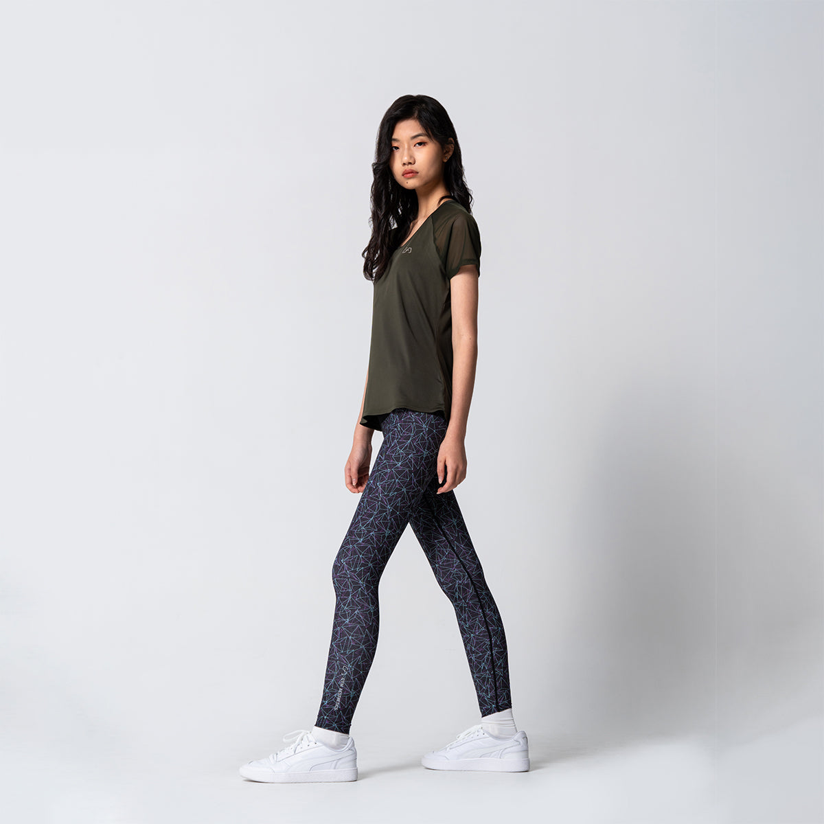 Image of Athleisure Workout Fashion T Shirt for Women