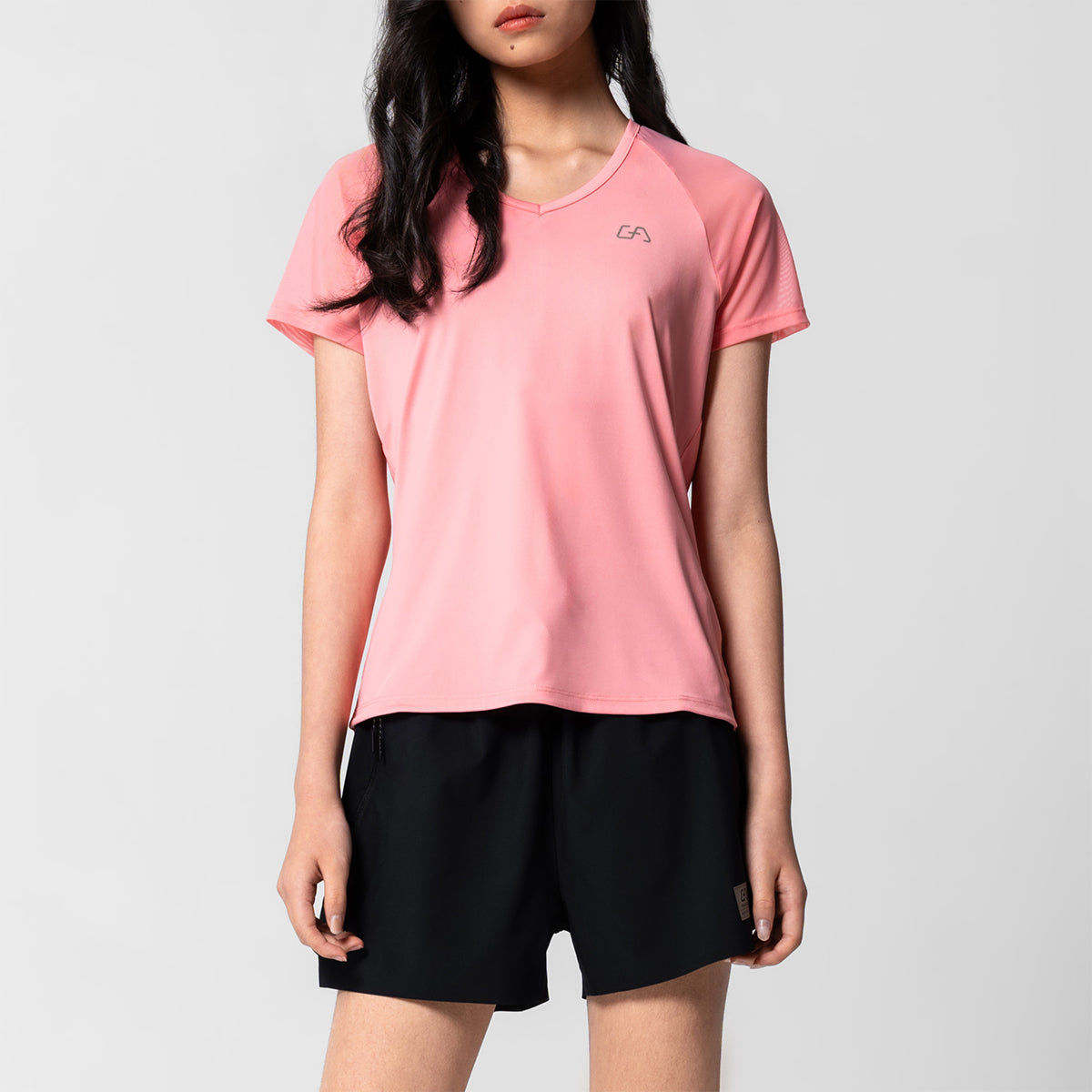 Image of Athleisure Workout Fashion T Shirt for Women