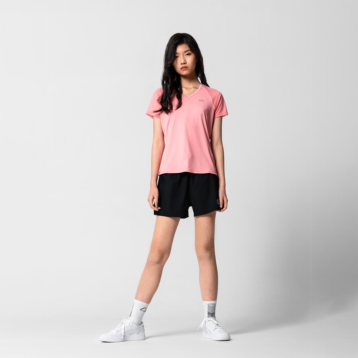 Image of Athleisure Workout Fashion T Shirt for Women