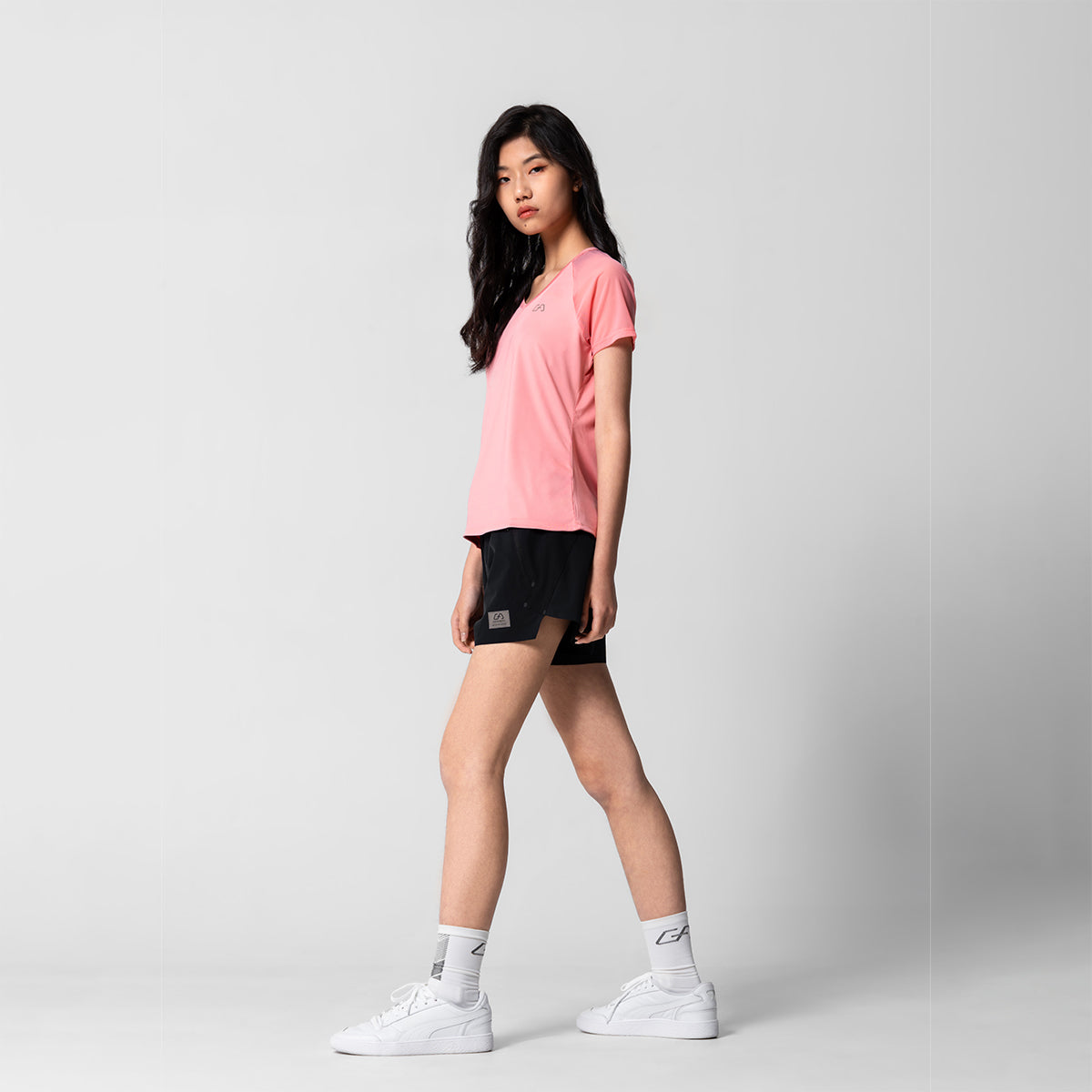 Image of Athleisure Workout Fashion T Shirt for Women