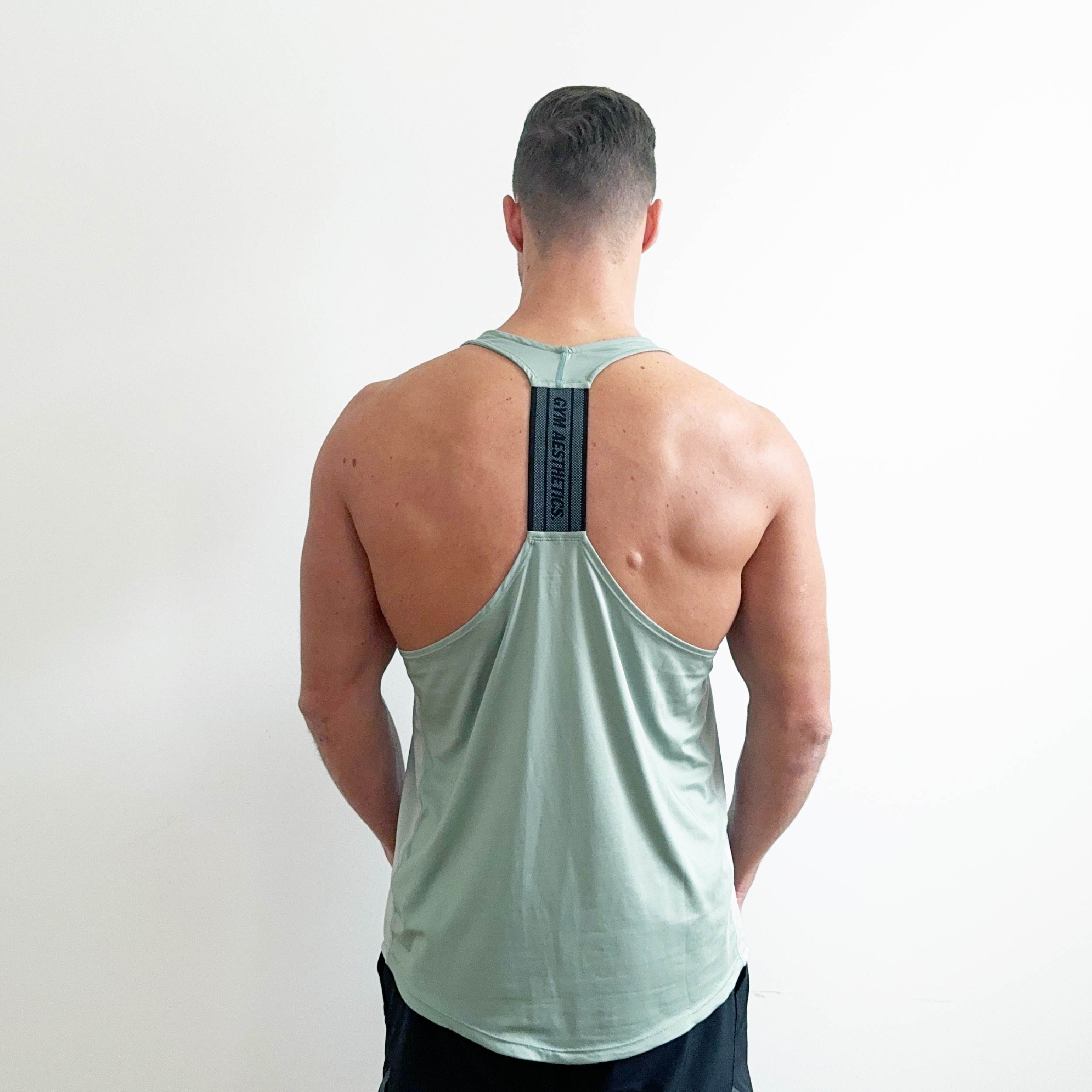 Image of GA Tech Body Builder Essential Stringer Y Back for Men