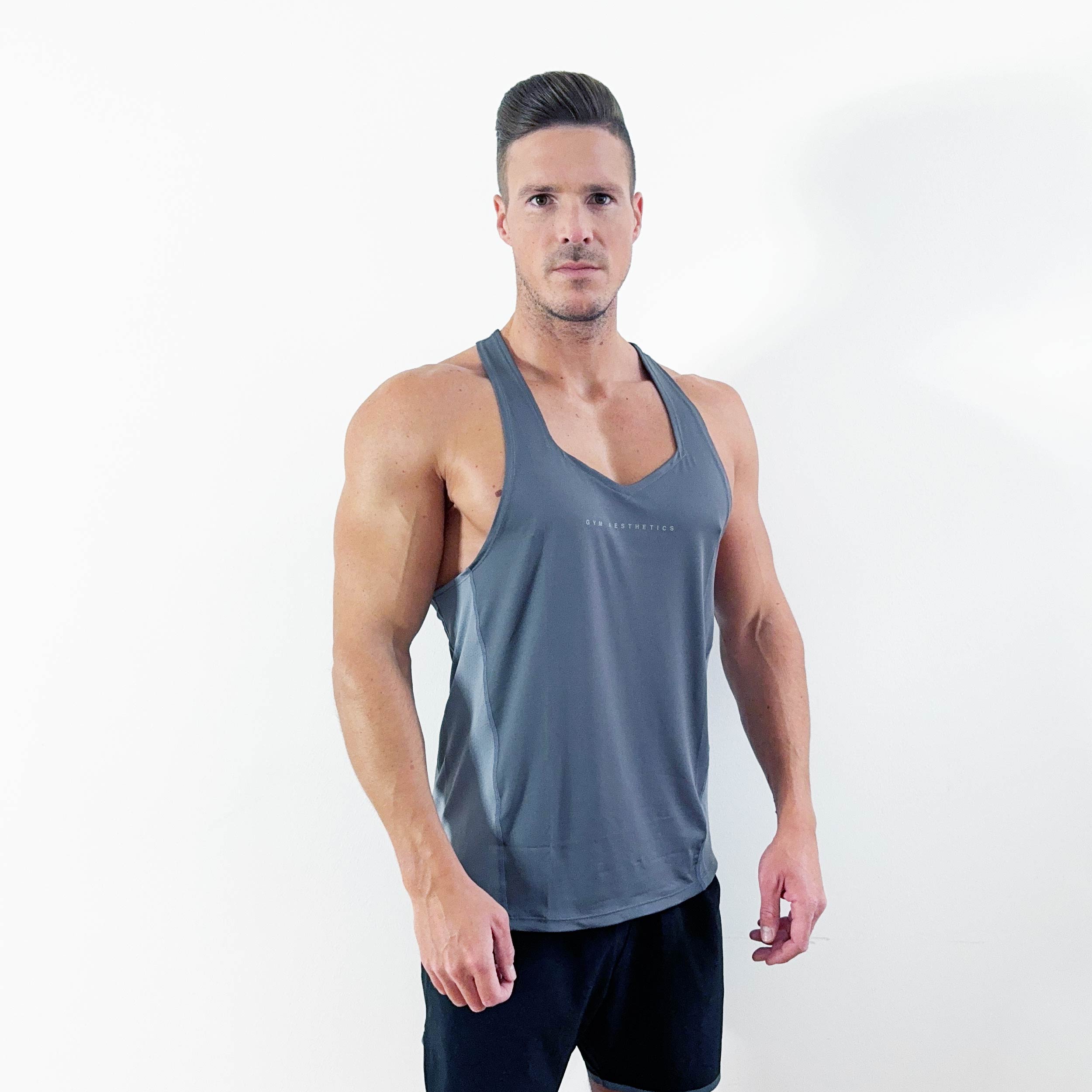 Image of GA Tech Body Builder Essential Stringer Y Back for Men