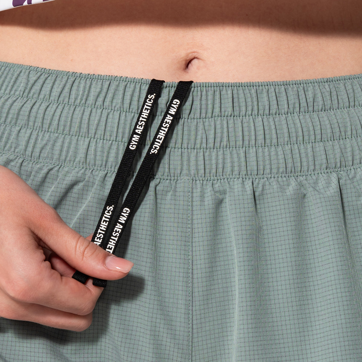 Image of Breathable Activewear Brief-Lined 3 Inch Running Shorts for Women