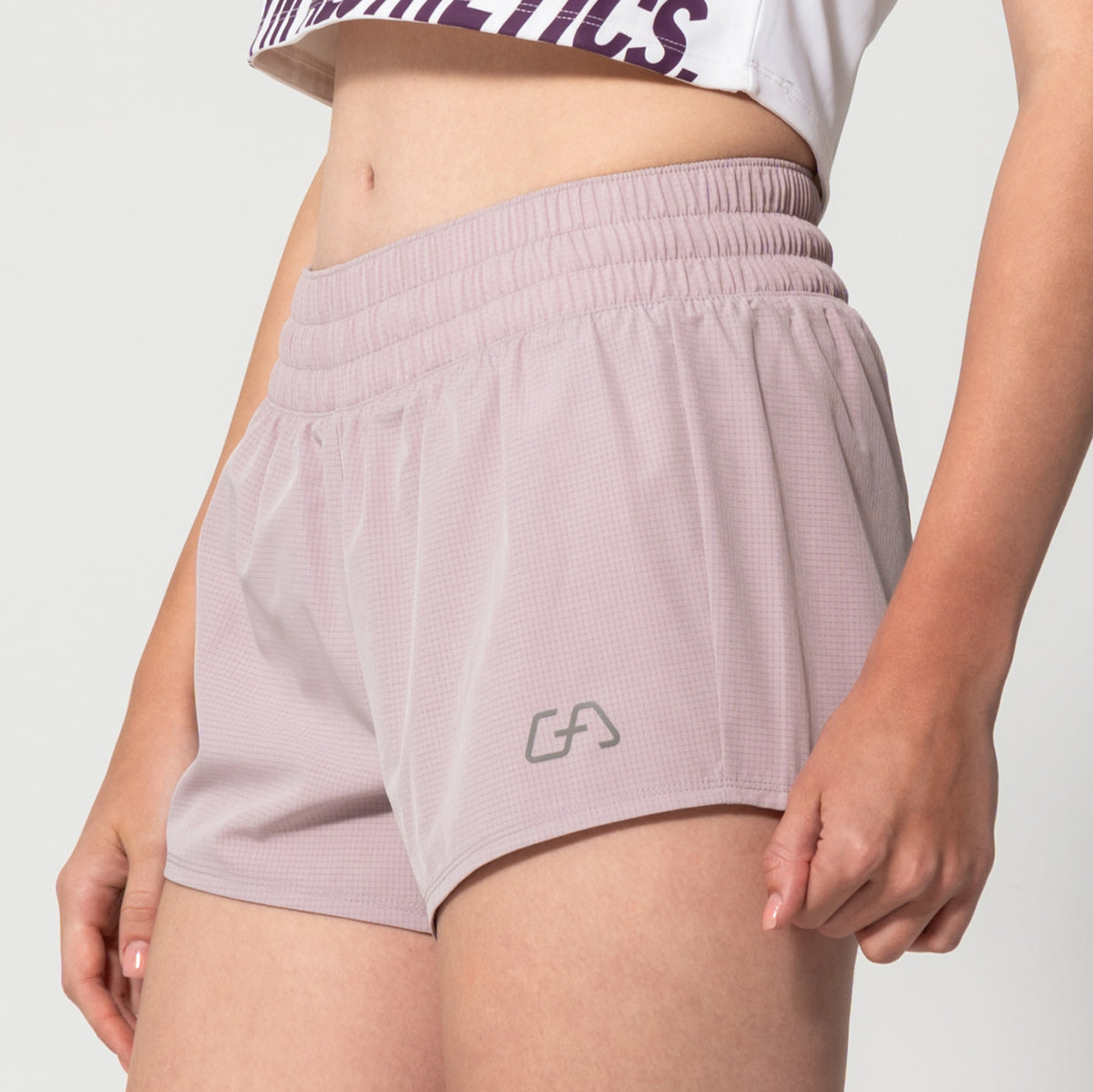 Image of Breathable Activewear Brief-Lined 3 Inch Running Shorts for Women