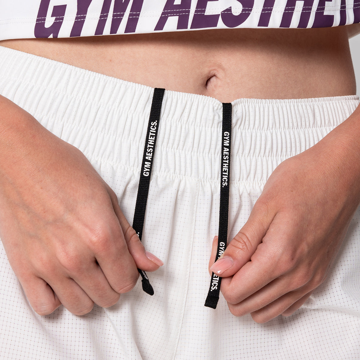 Image of Breathable Activewear Brief-Lined 3 Inch Running Shorts for Women