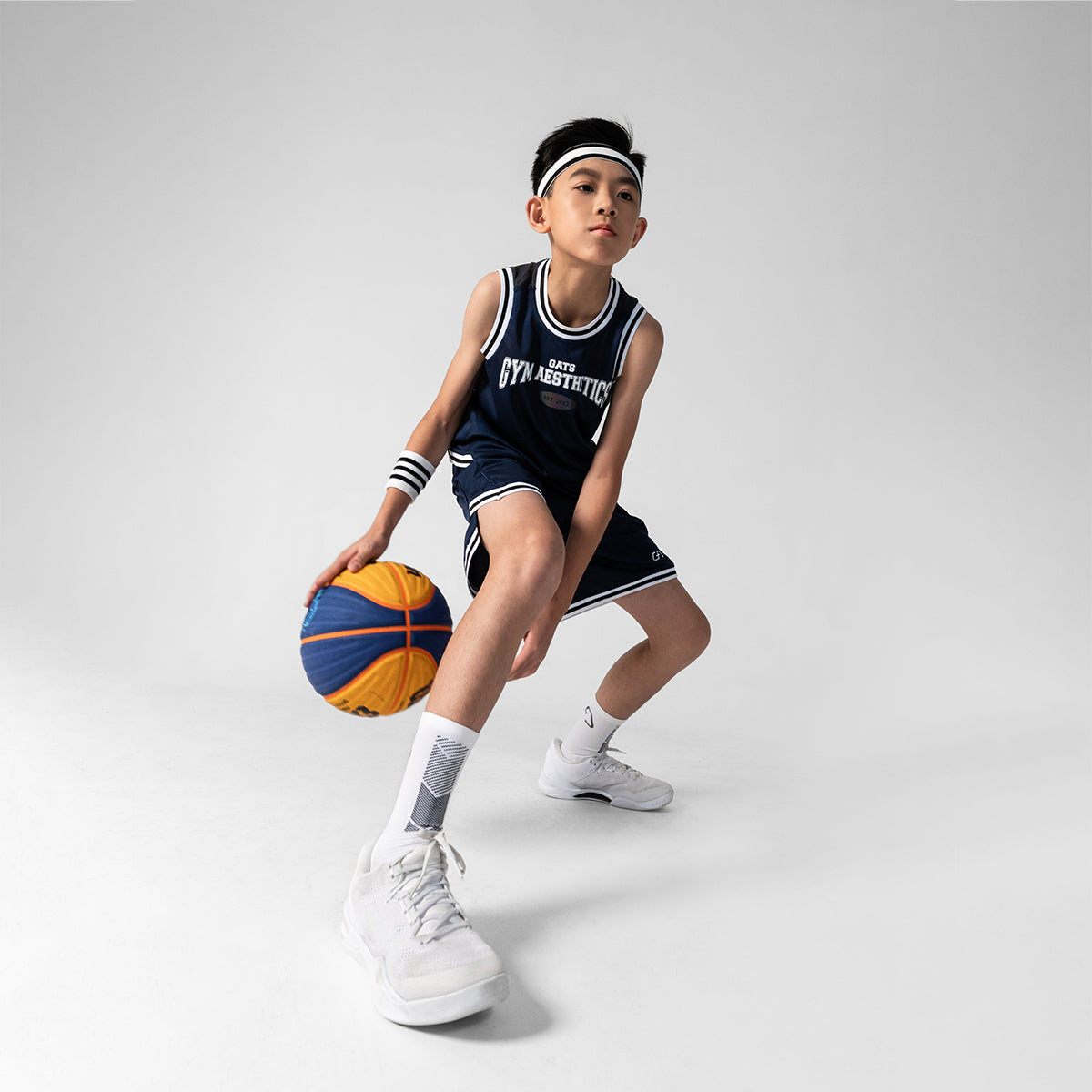 Image of Breathable Performance Basketball 9 Inch Shorts for Unisex for Junior