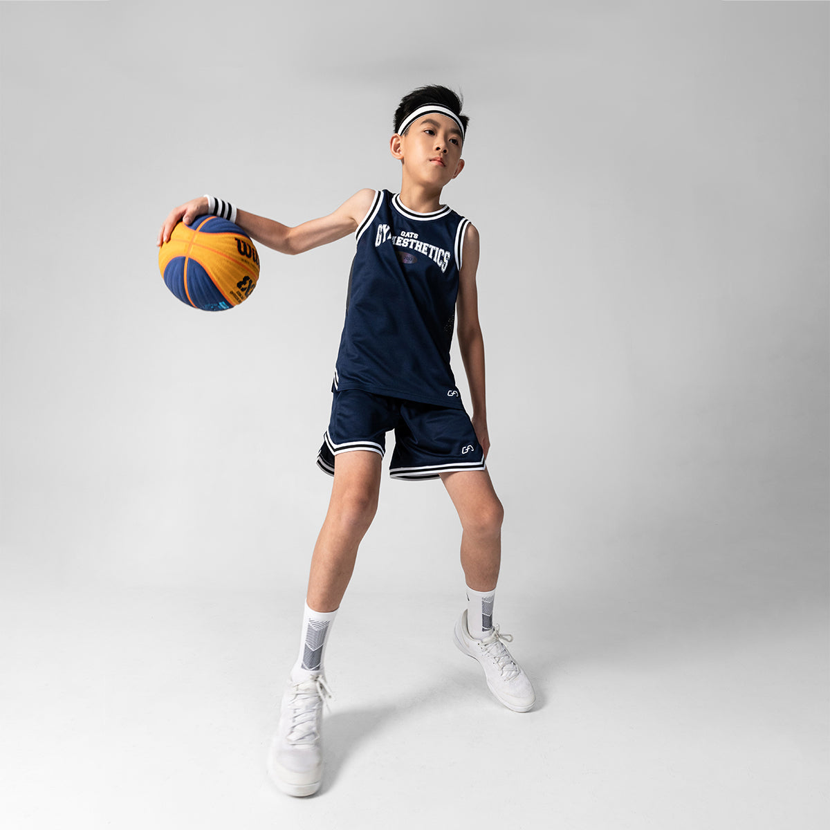 Image of Breathable Performance Basketball Vest for Unisex for Junior