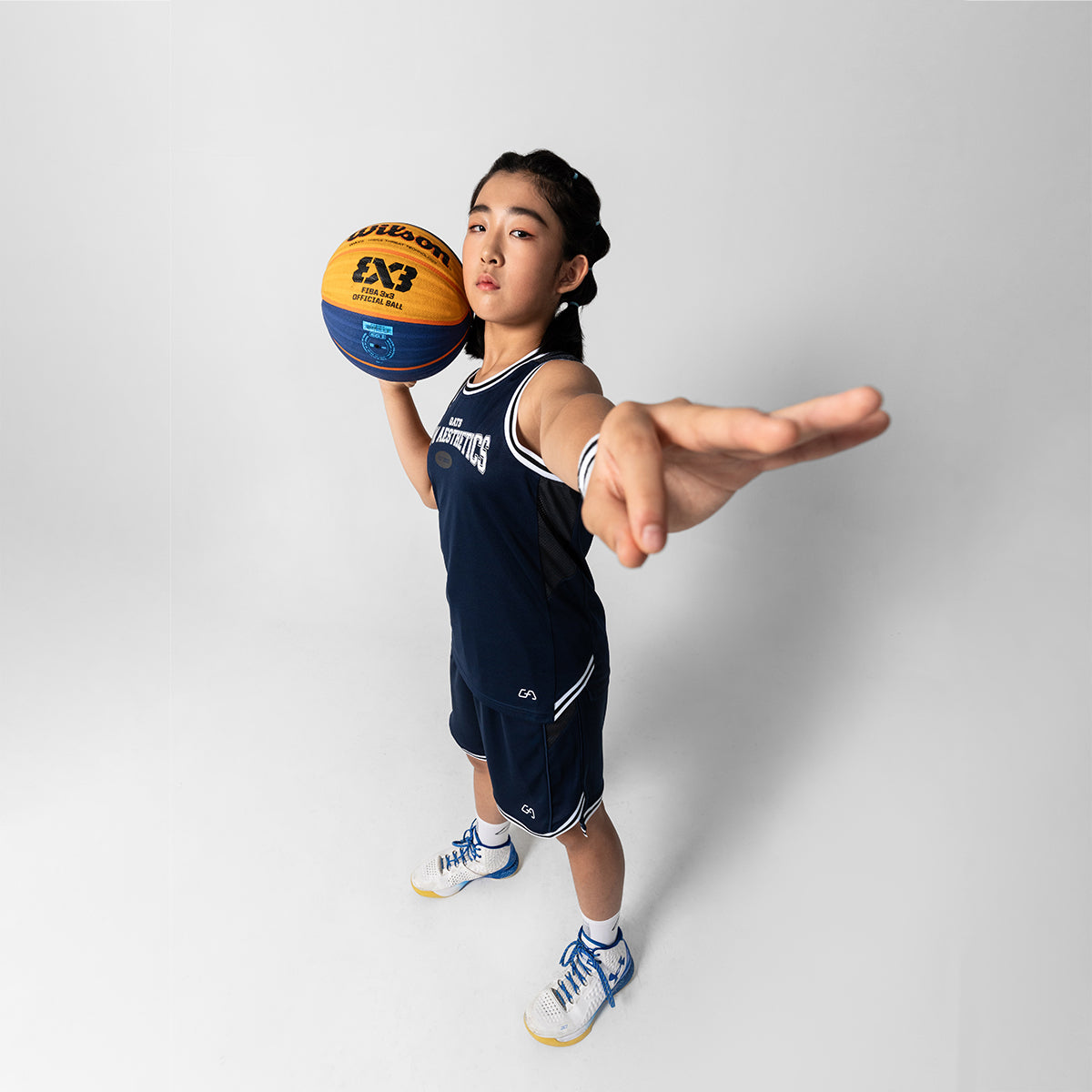 Image of Breathable Performance Basketball Vest for Unisex for Junior