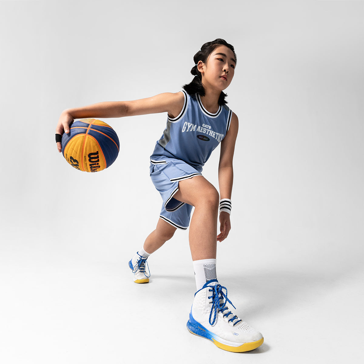 Image of Breathable Performance Basketball 9 Inch Shorts for Unisex for Junior